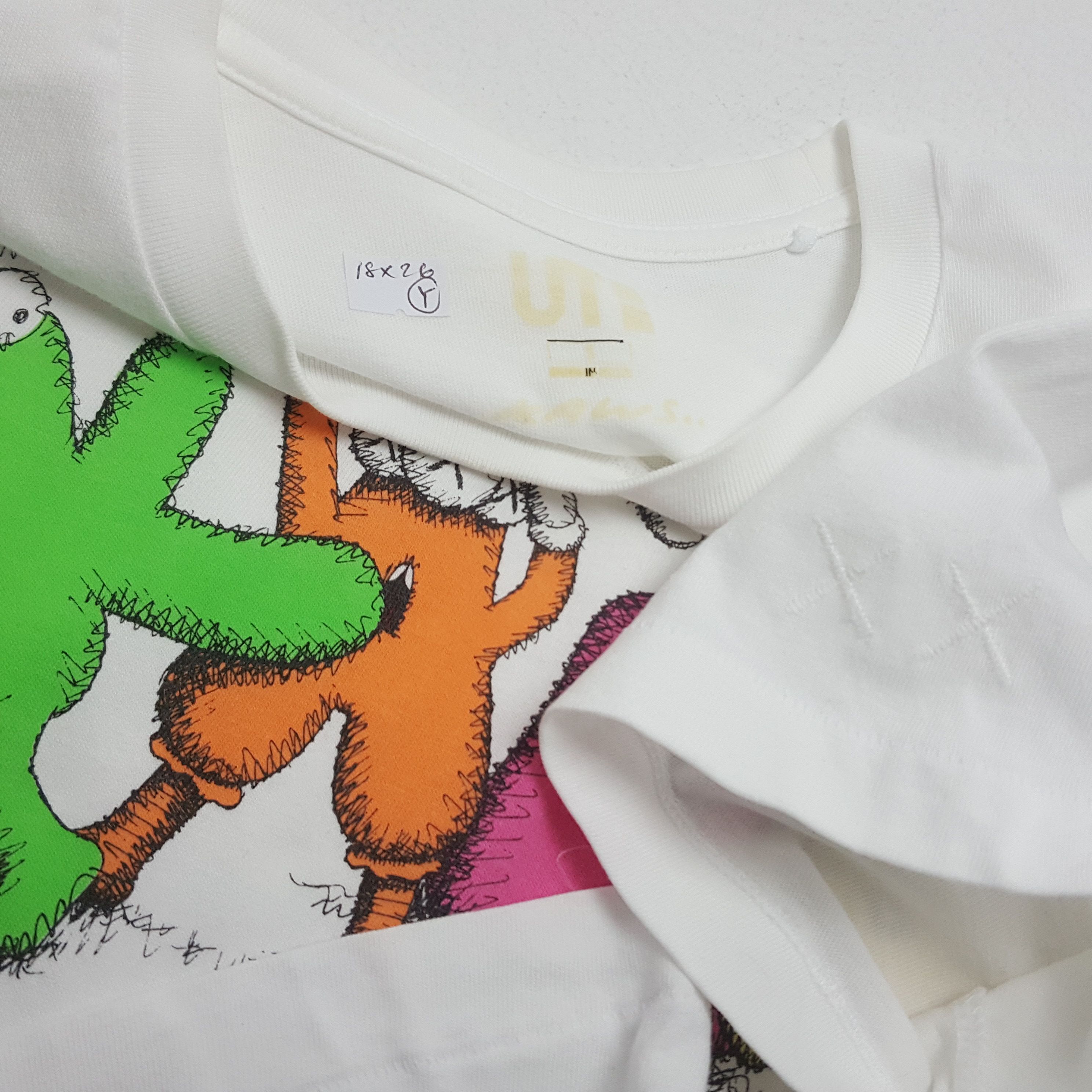 Japanese Brand × Kaws × Vintage Vintage Japanese Brand X Kaws Streetwear Style t-shirt Size US S / EU 44-46 / 1 - 2 Thumbnail