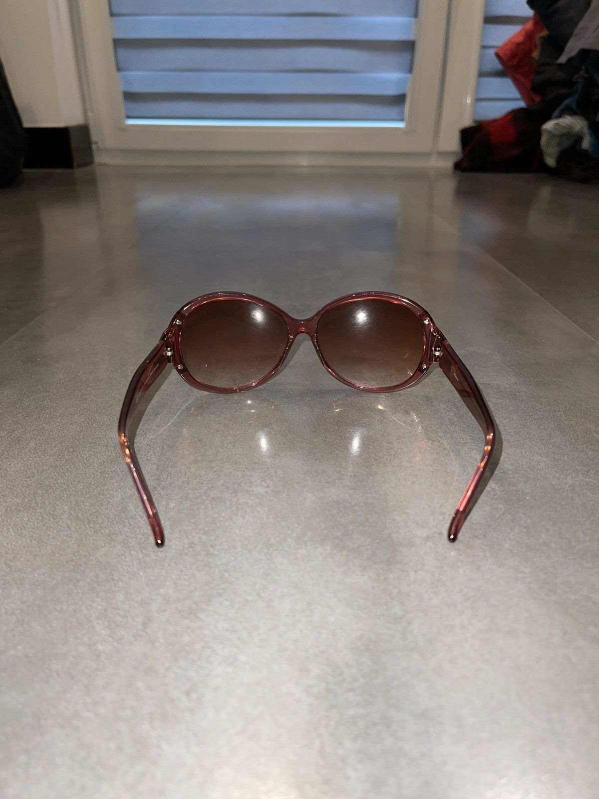 Saint Laurent Paris Yves Saint Laurent YSL6127/K/S Peach Red Sunglasses Size ONE SIZE - 10 Thumbnail