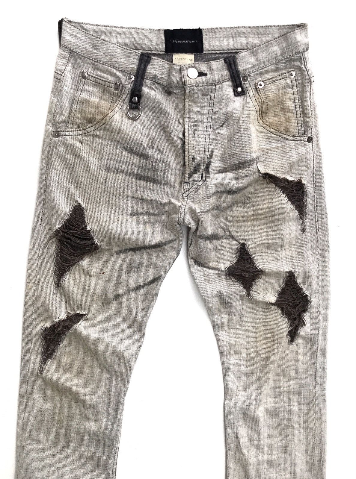 Japanese Brand × Seditionaries Made In Japan Varentine Destroy Distressed Ripped Jeans Size US 28 / EU 44 - 4 Thumbnail