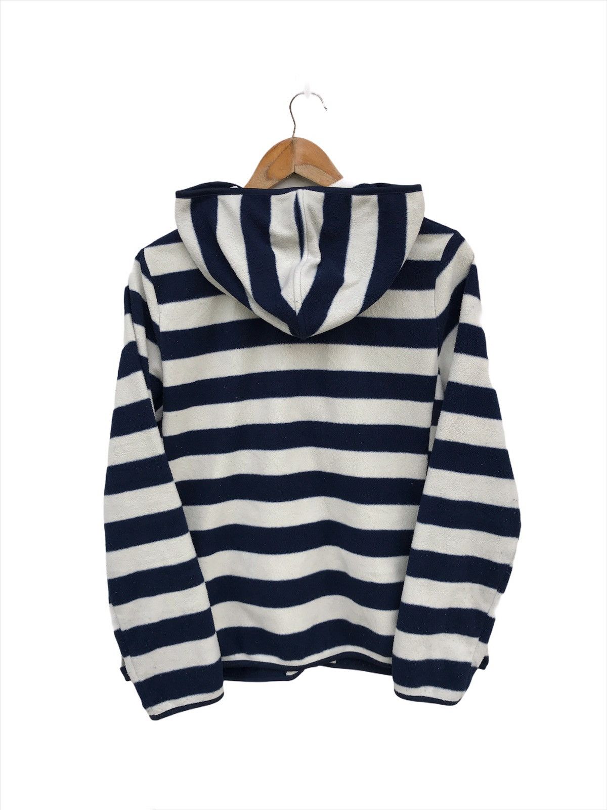 Uniqlo Uniqlo Stripes Fleece Zipper Hoodie Jacket Size US S / EU 44-46 / 1 - 2 Thumbnail