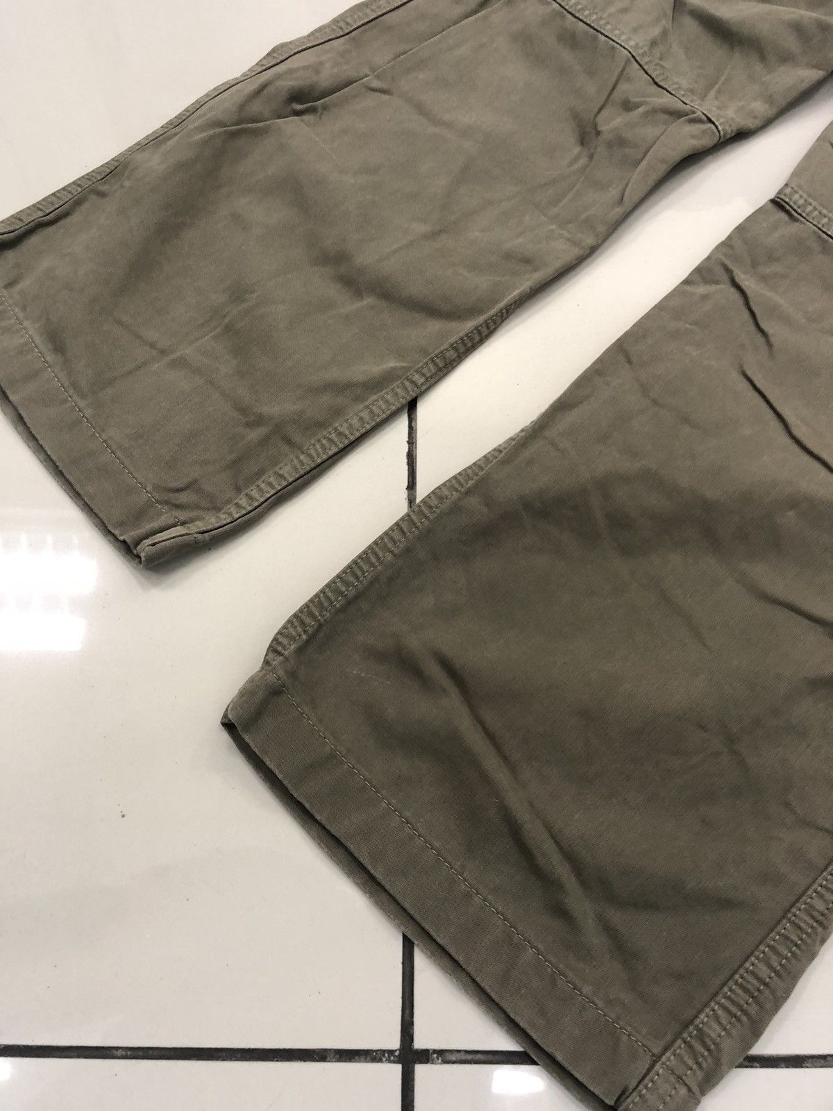 Japanese Brand × Uniqlo Uniqlo cargo/multipocket pants sun Faded Distressed Size US 36 / EU 52 - 6 Thumbnail