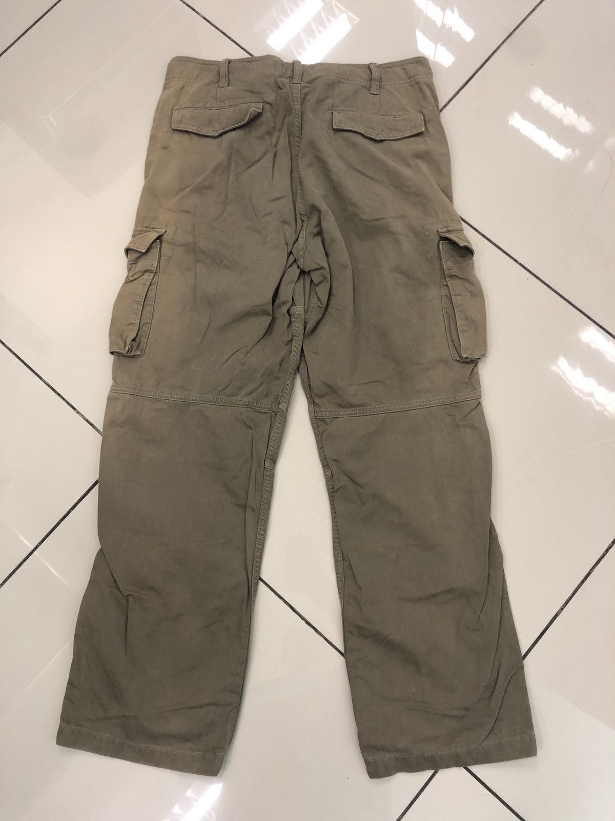 Japanese Brand × Uniqlo Uniqlo cargo/multipocket pants sun Faded Distressed Size US 36 / EU 52 - 2 Thumbnail