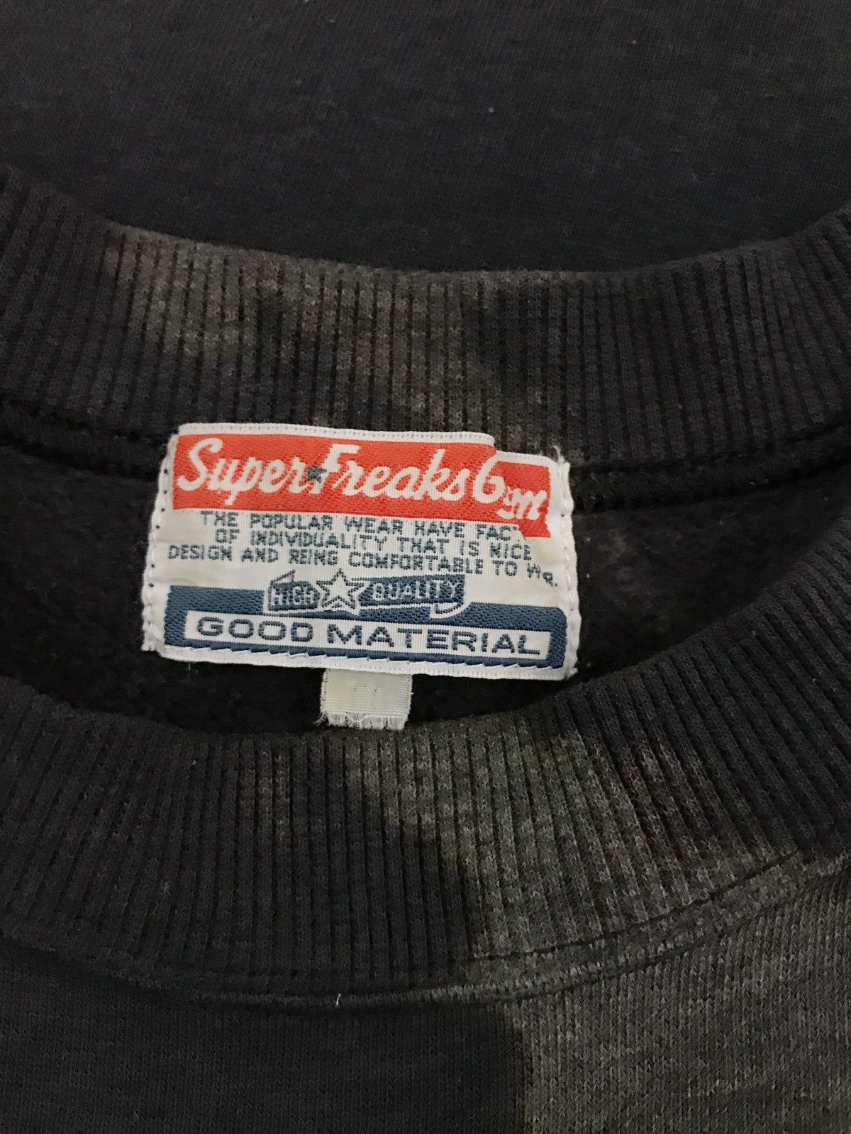 Vintage Vintage Motorcycle Black Tie Dye Big Logo Sweatshirts Size US S / EU 44-46 / 1 - 6 Thumbnail