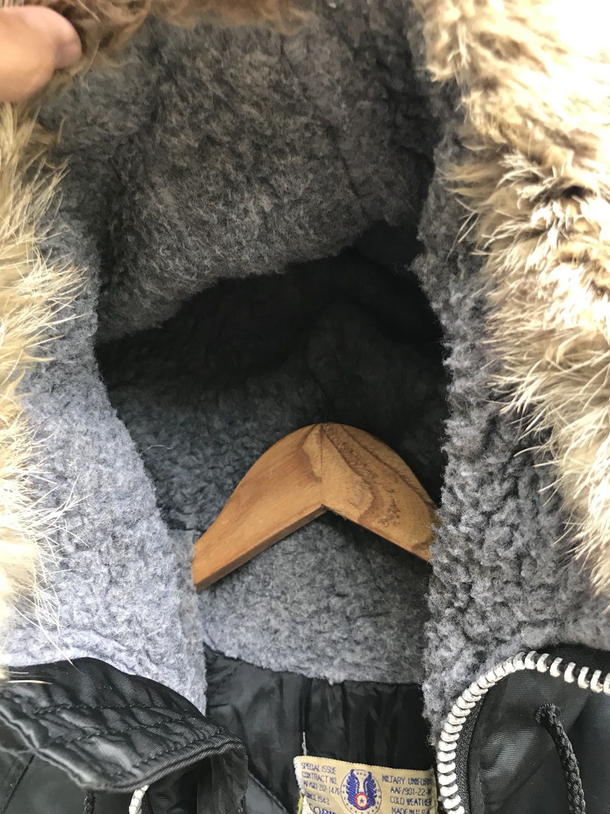 STOCK × Vintage Vintage Corinth Mfg.Co Hoodie Fur Military Jacket Size US M / EU 48-50 / 2 - 4 Thumbnail