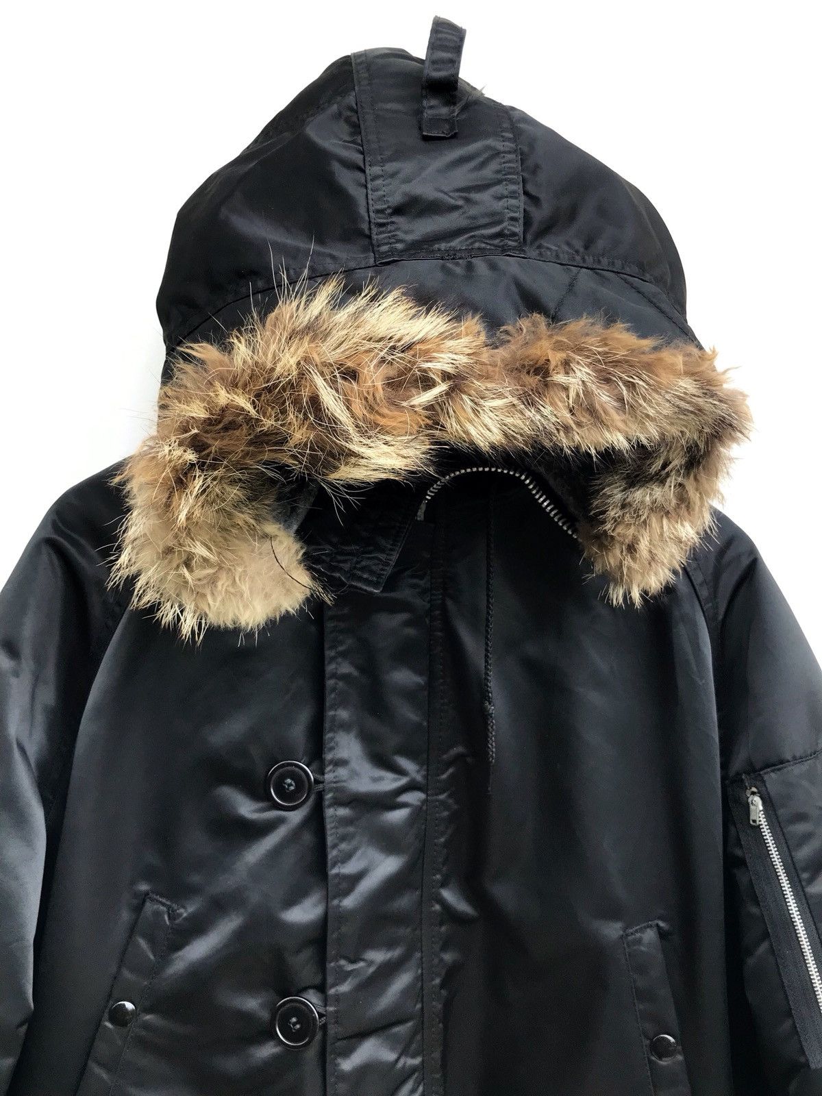 STOCK × Vintage Vintage Corinth Mfg.Co Hoodie Fur Military Jacket Size US M / EU 48-50 / 2 - 2 Thumbnail