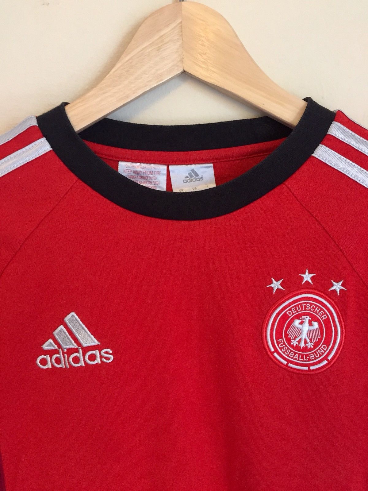 Adidas adidas World Cup German training soccer / football jersey Size US M / EU 48-50 / 2 - 2 Thumbnail