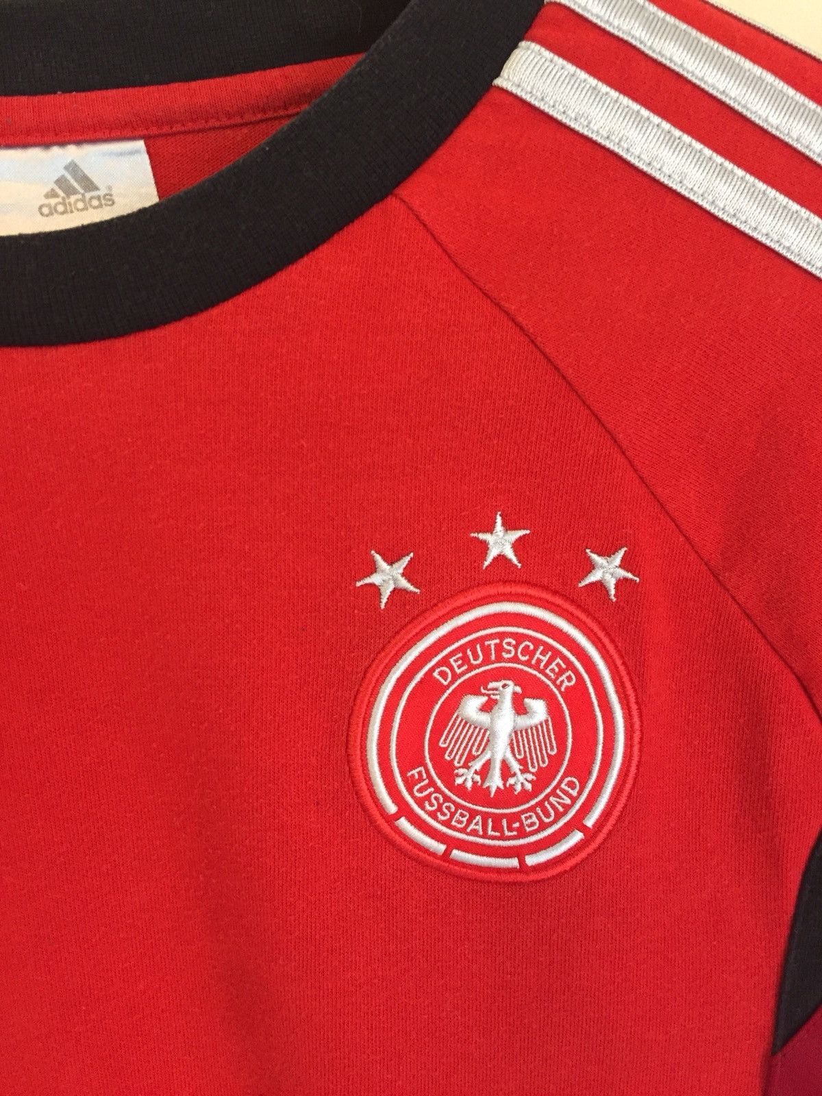 Adidas adidas World Cup German training soccer / football jersey Size US M / EU 48-50 / 2 - 6 Thumbnail