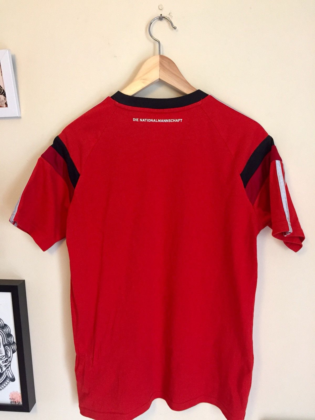 Adidas adidas World Cup German training soccer / football jersey Size US M / EU 48-50 / 2 - 3 Thumbnail