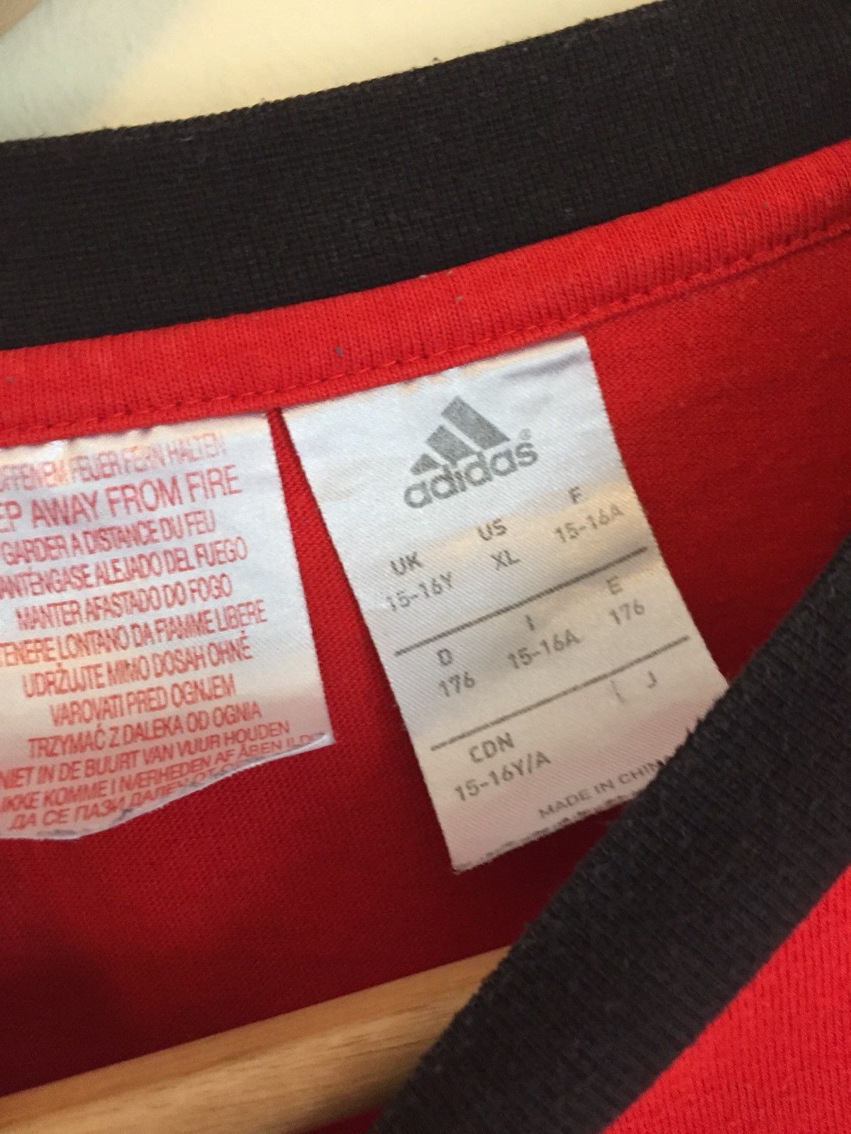 Adidas adidas World Cup German training soccer / football jersey Size US M / EU 48-50 / 2 - 7 Thumbnail
