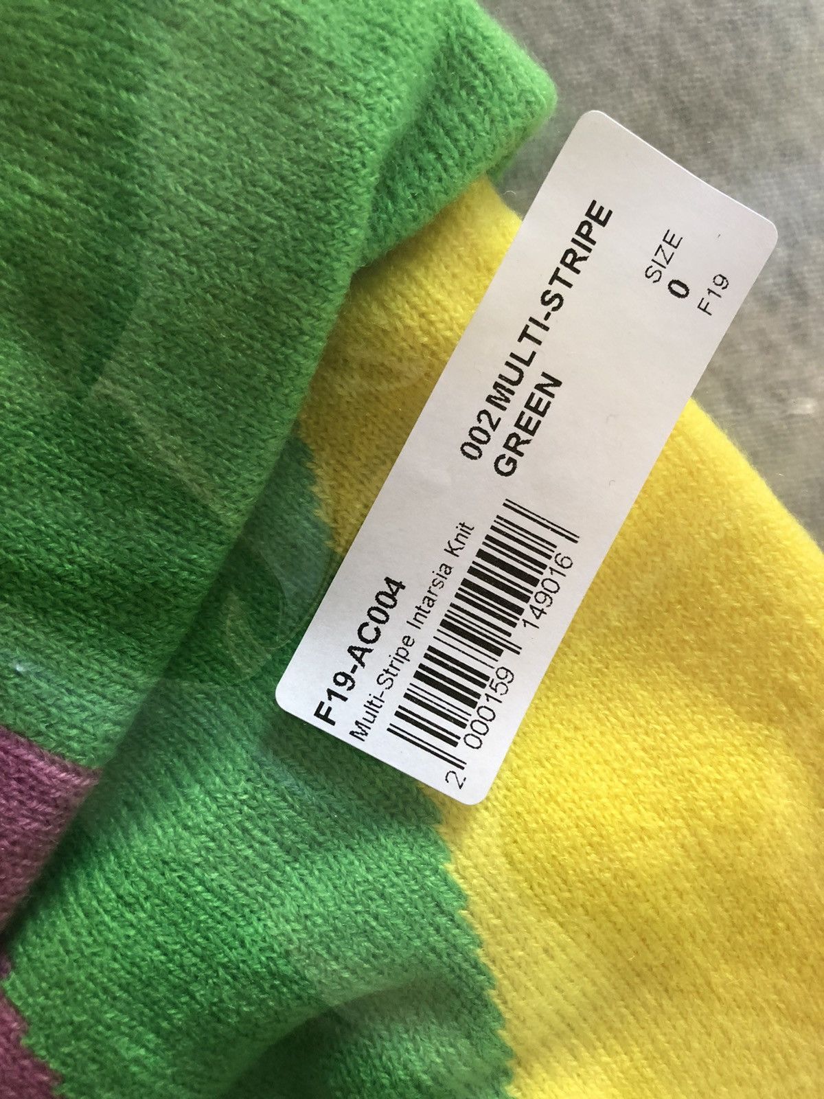 Awake NY Awake NY multicolor intarsia knit logo beanie Size ONE SIZE - 4 Thumbnail