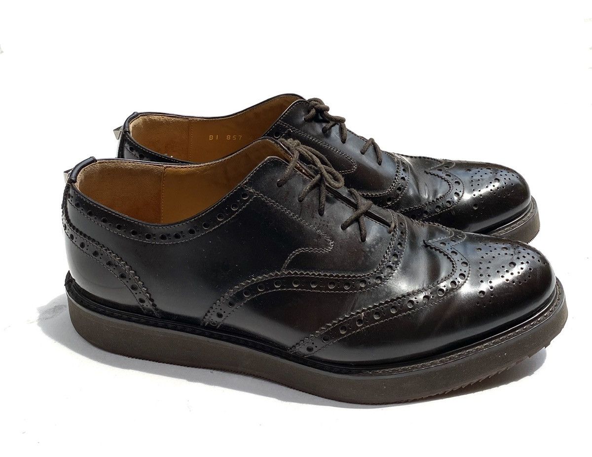 Valentino Brogue shoes back stud platform Size US 10 / EU 43 - 3 Thumbnail