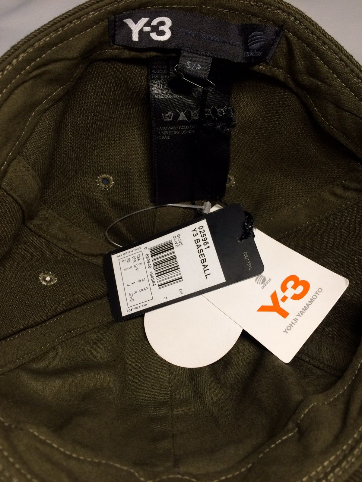 Japanese Brand Y-3 Baseball Cap Size ONE SIZE - 5 Thumbnail