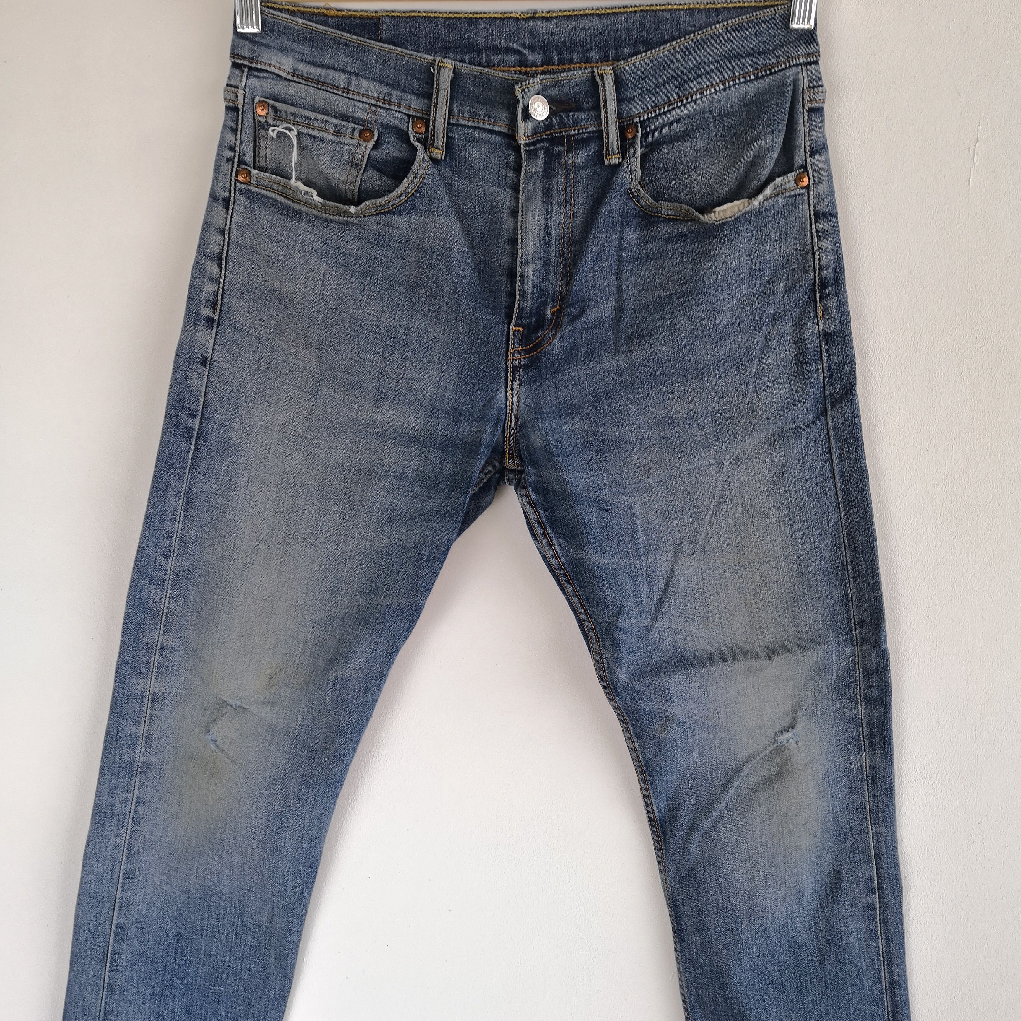Levi's Vintage Levis 501 Denim Distressed Levi's Faded Wash Jeans Size US 30 / EU 46 - 4 Thumbnail