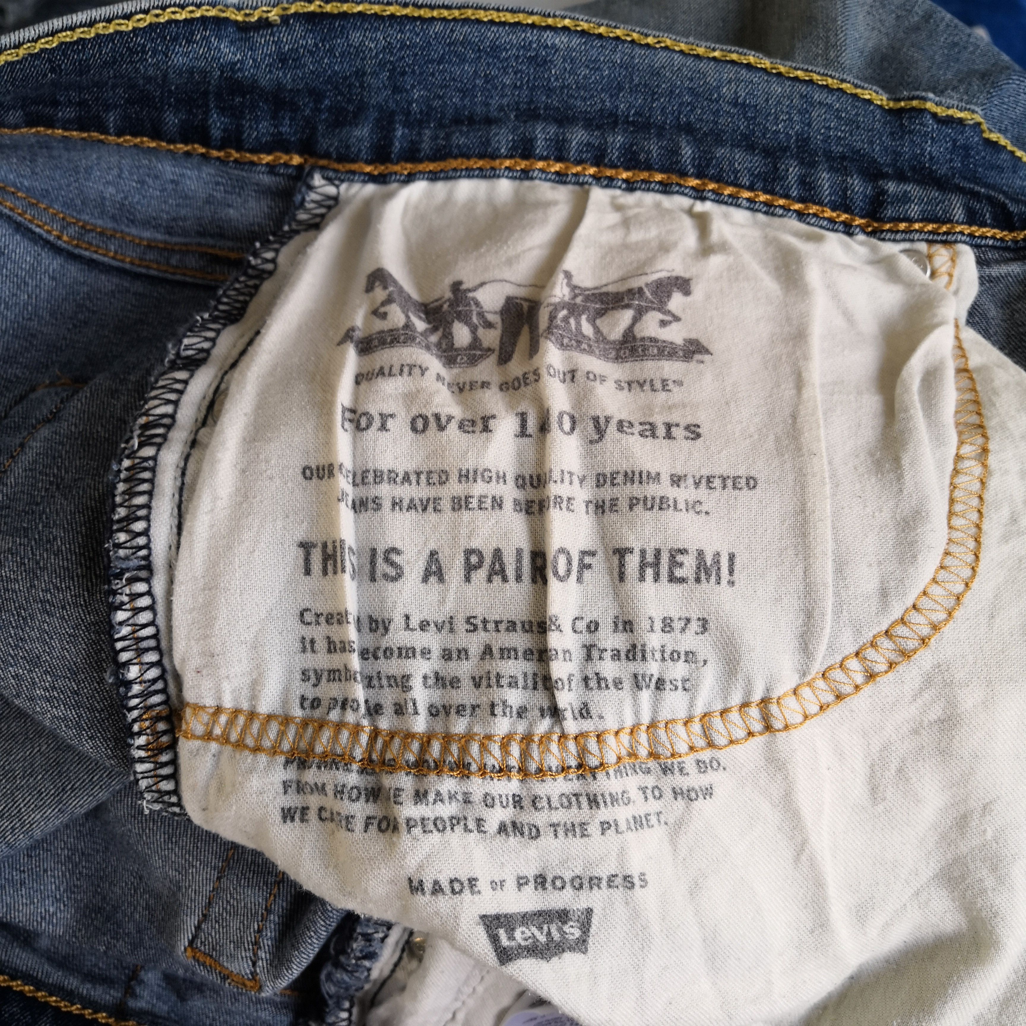 Levi's Vintage Levis 501 Denim Distressed Levi's Faded Wash Jeans Size US 30 / EU 46 - 13 Thumbnail