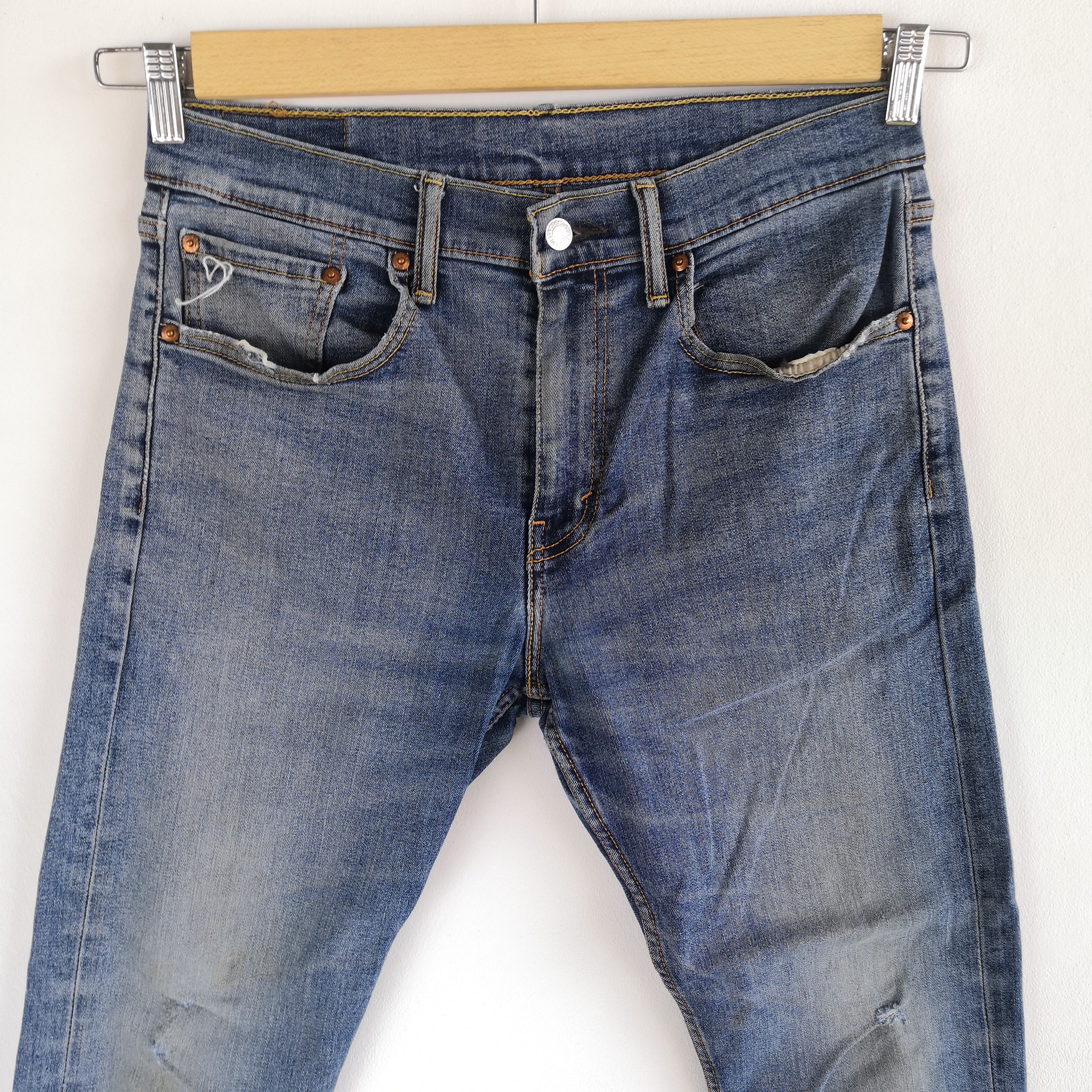 Levi's Vintage Levis 501 Denim Distressed Levi's Faded Wash Jeans Size US 30 / EU 46 - 5 Thumbnail
