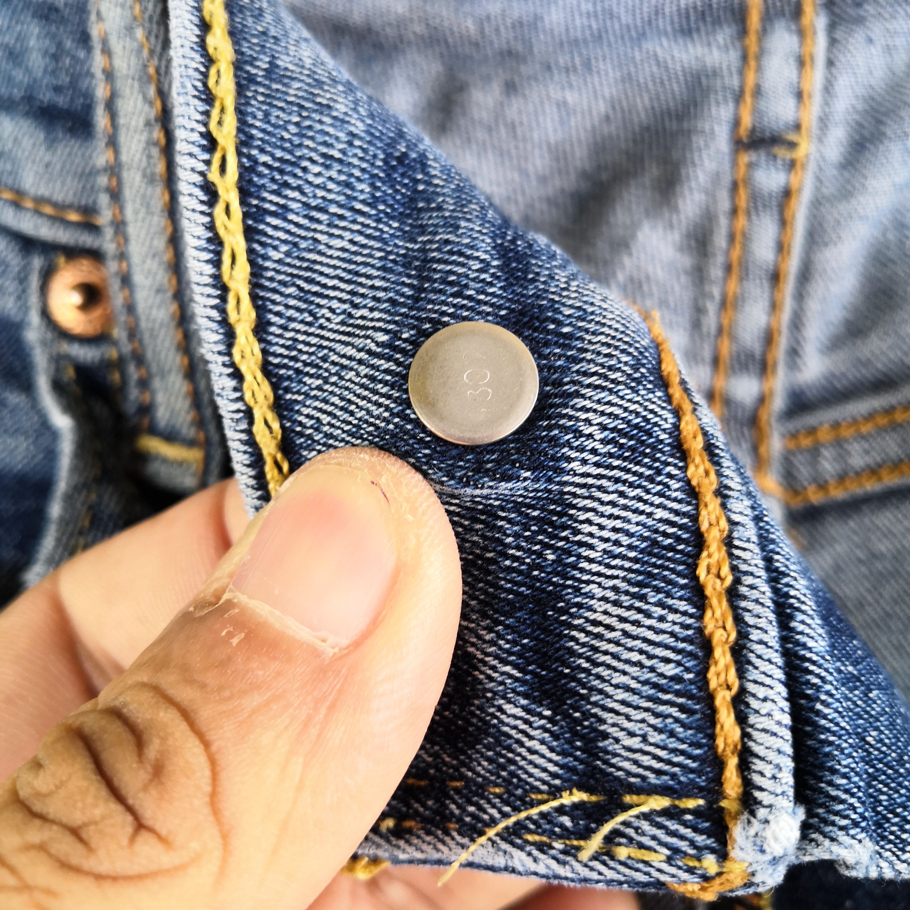 Levi's Vintage Levis 501 Denim Distressed Levi's Faded Wash Jeans Size US 30 / EU 46 - 11 Thumbnail
