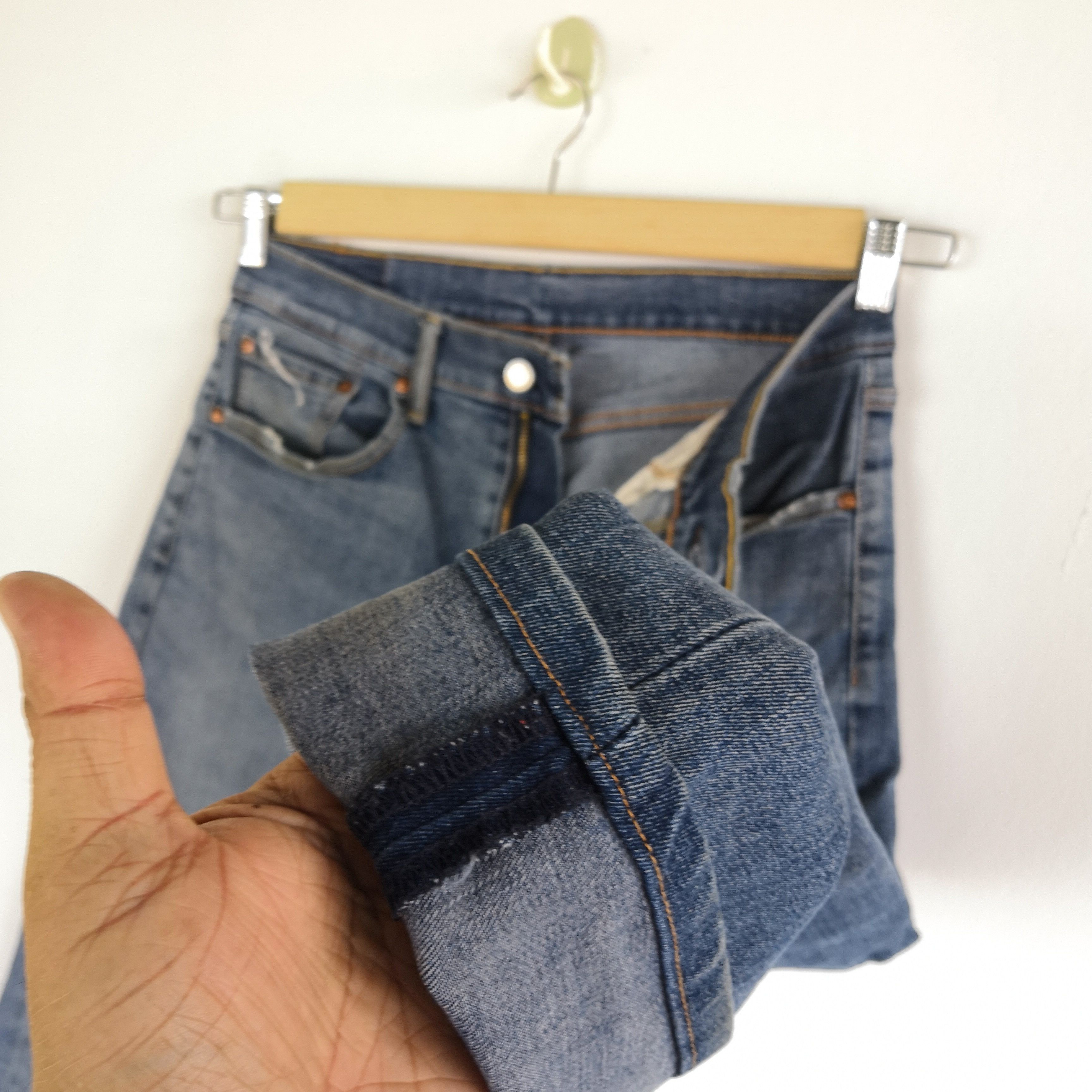 Levi's Vintage Levis 501 Denim Distressed Levi's Faded Wash Jeans Size US 30 / EU 46 - 12 Thumbnail