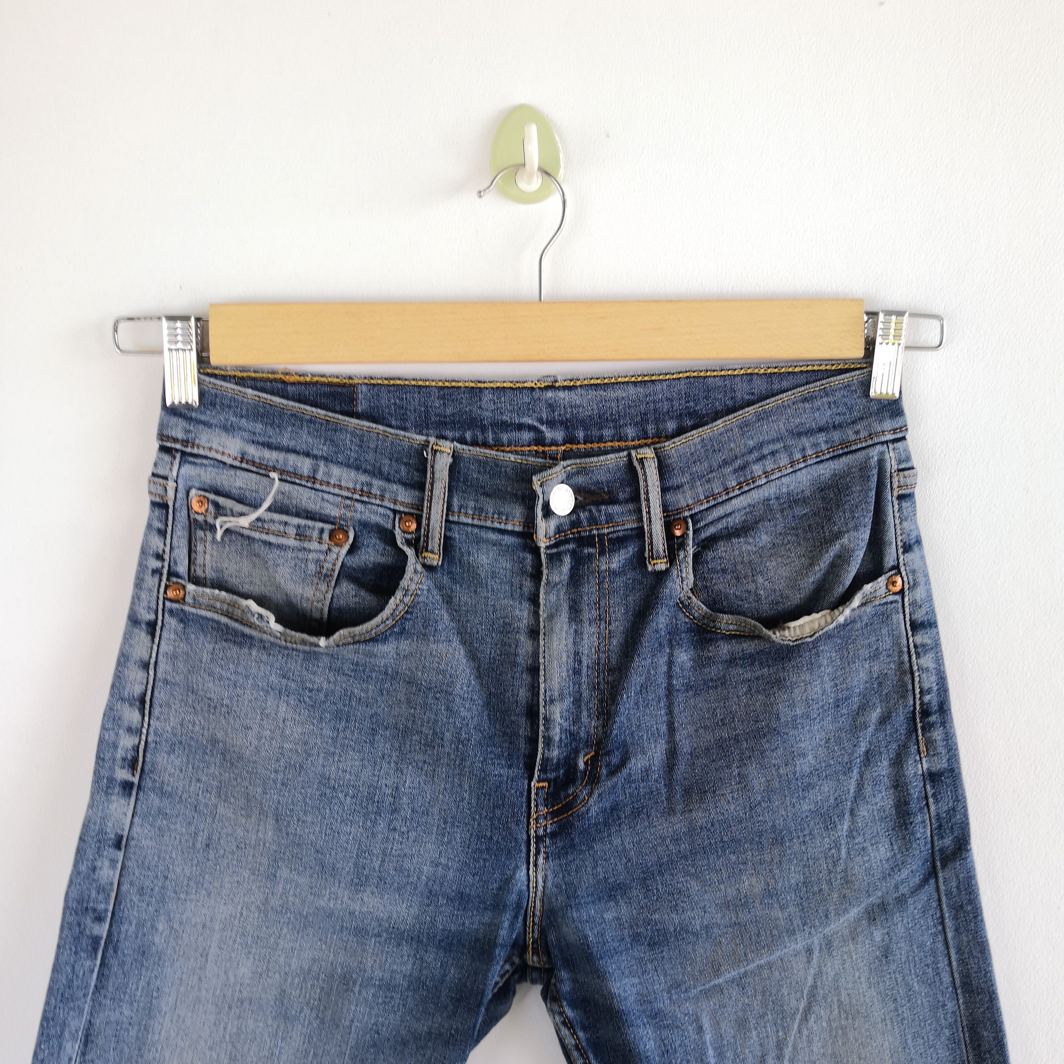 Levi's Vintage Levis 501 Denim Distressed Levi's Faded Wash Jeans Size US 30 / EU 46 - 3 Thumbnail