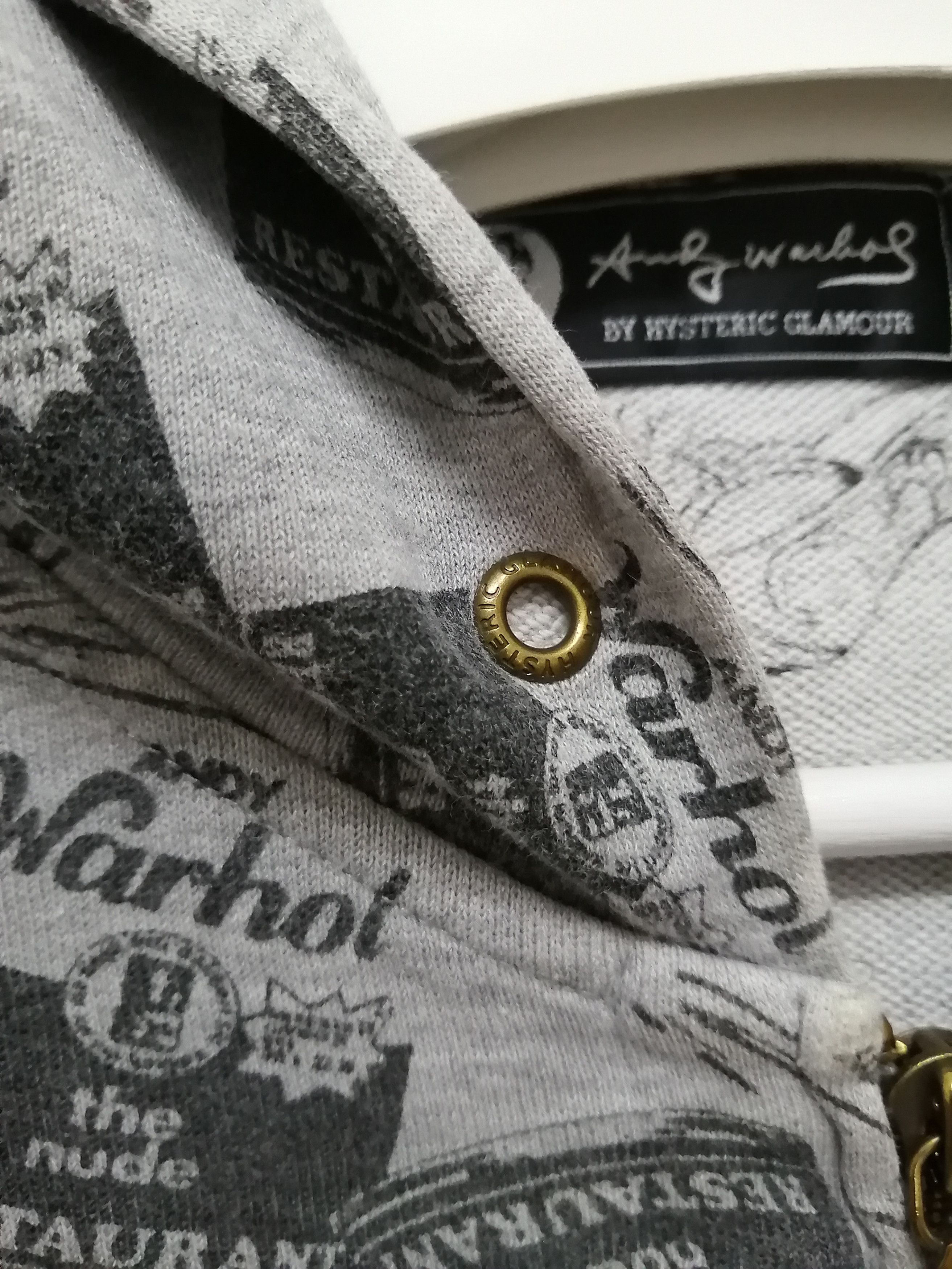 Andy Warhol × Hysteric Glamour ANDY WARHOL by HYSTERIC GLAMOUR Overprint Hoodie Size US S / EU 44-46 / 1 - 8 Thumbnail