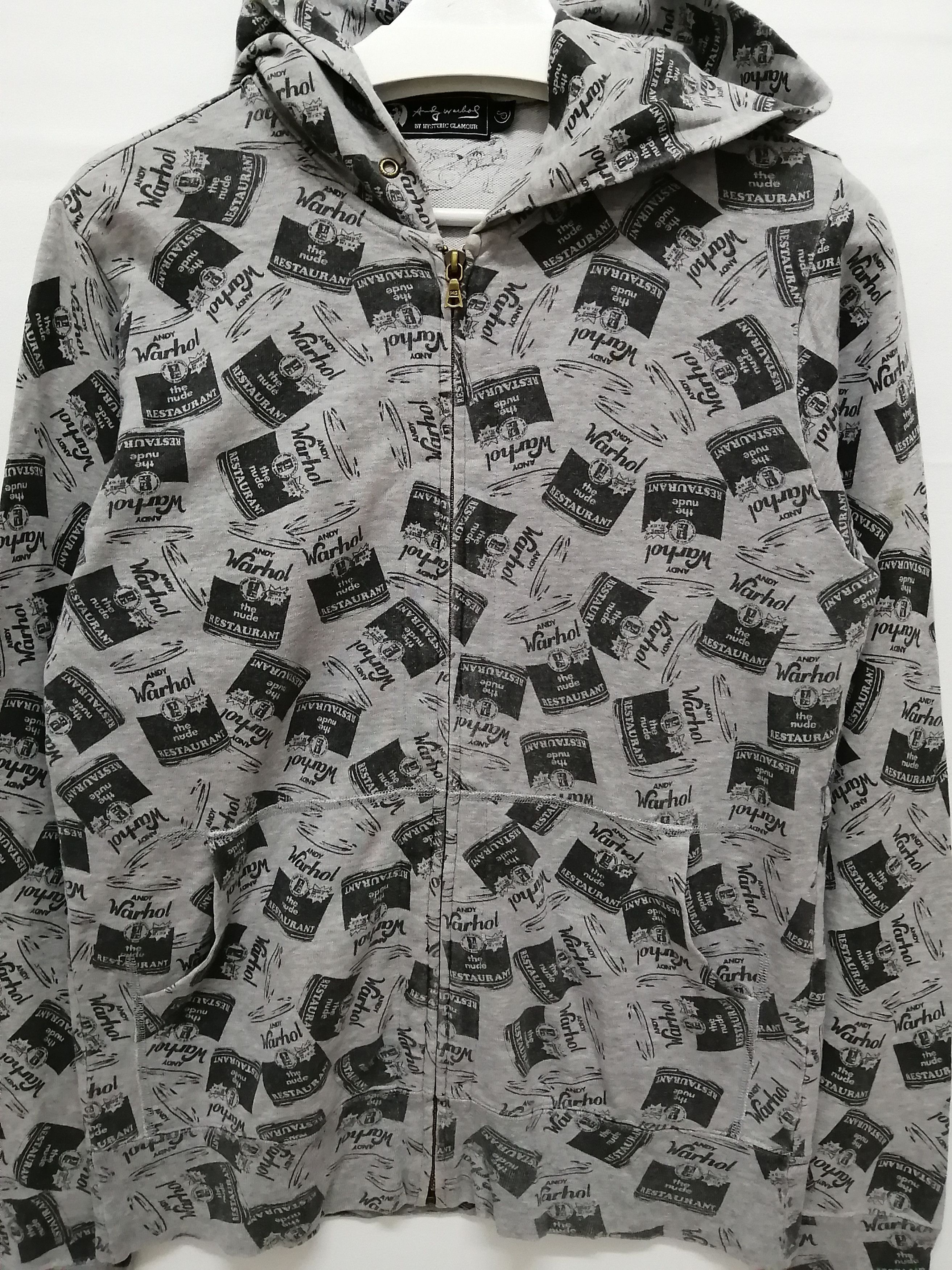 Andy Warhol × Hysteric Glamour ANDY WARHOL by HYSTERIC GLAMOUR Overprint Hoodie Size US S / EU 44-46 / 1 - 10 Thumbnail