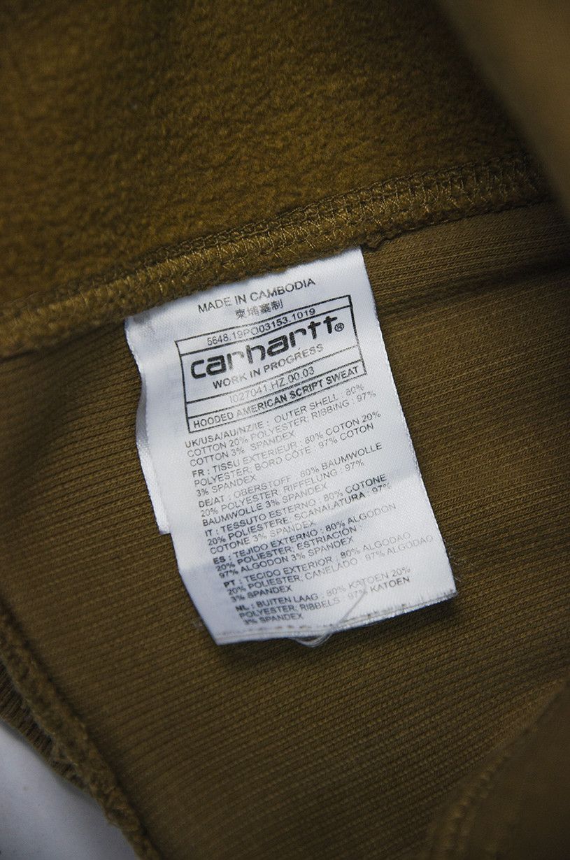 Carhartt Wip CARHARTT WIP Hoodie American Script Size US XS / EU 42 / 0 - 7 Thumbnail
