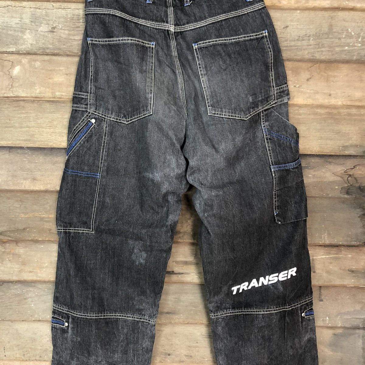 Japanese Brand Transer Black skate Multipocket Denim Pants #3806DL Size US 30 / EU 46 - 12 Thumbnail