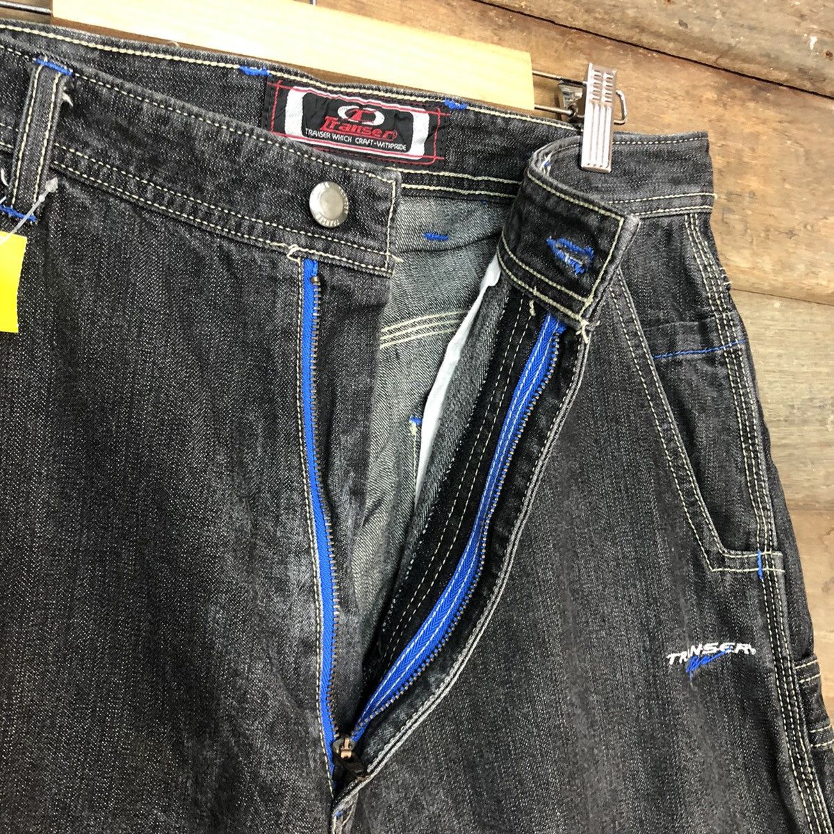 Japanese Brand Transer Black skate Multipocket Denim Pants #3806DL Size US 30 / EU 46 - 7 Thumbnail