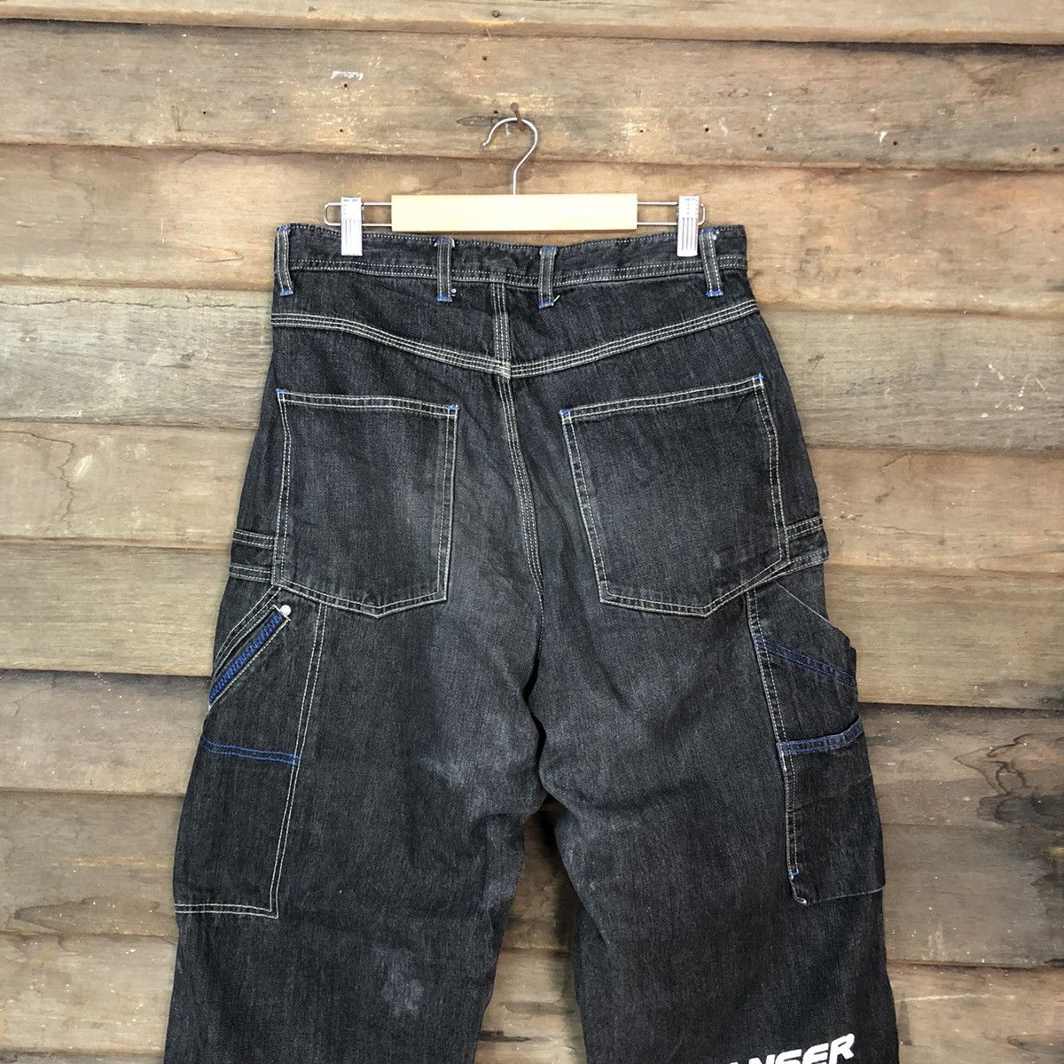 Japanese Brand Transer Black skate Multipocket Denim Pants #3806DL Size US 30 / EU 46 - 10 Thumbnail