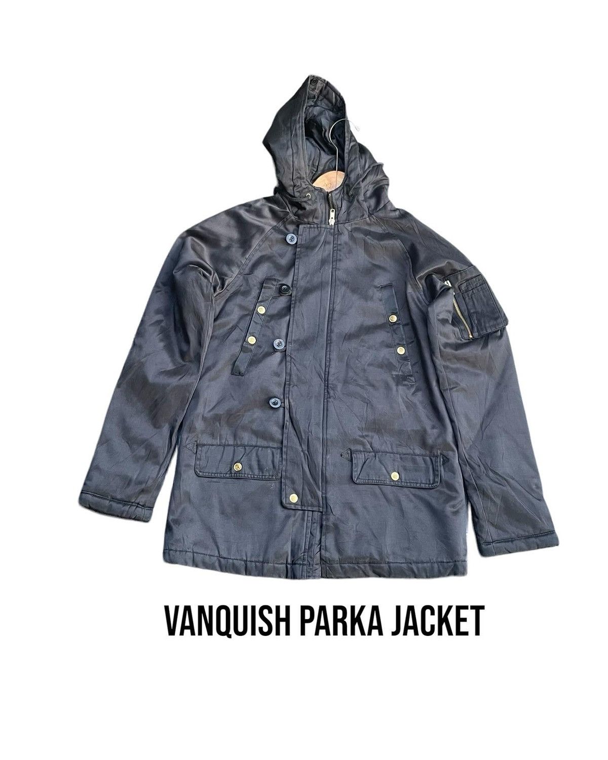Japanese Brand Vanquish Japan Parka Jacket Size S / US 4 / IT 40 - 1 Thumbnail