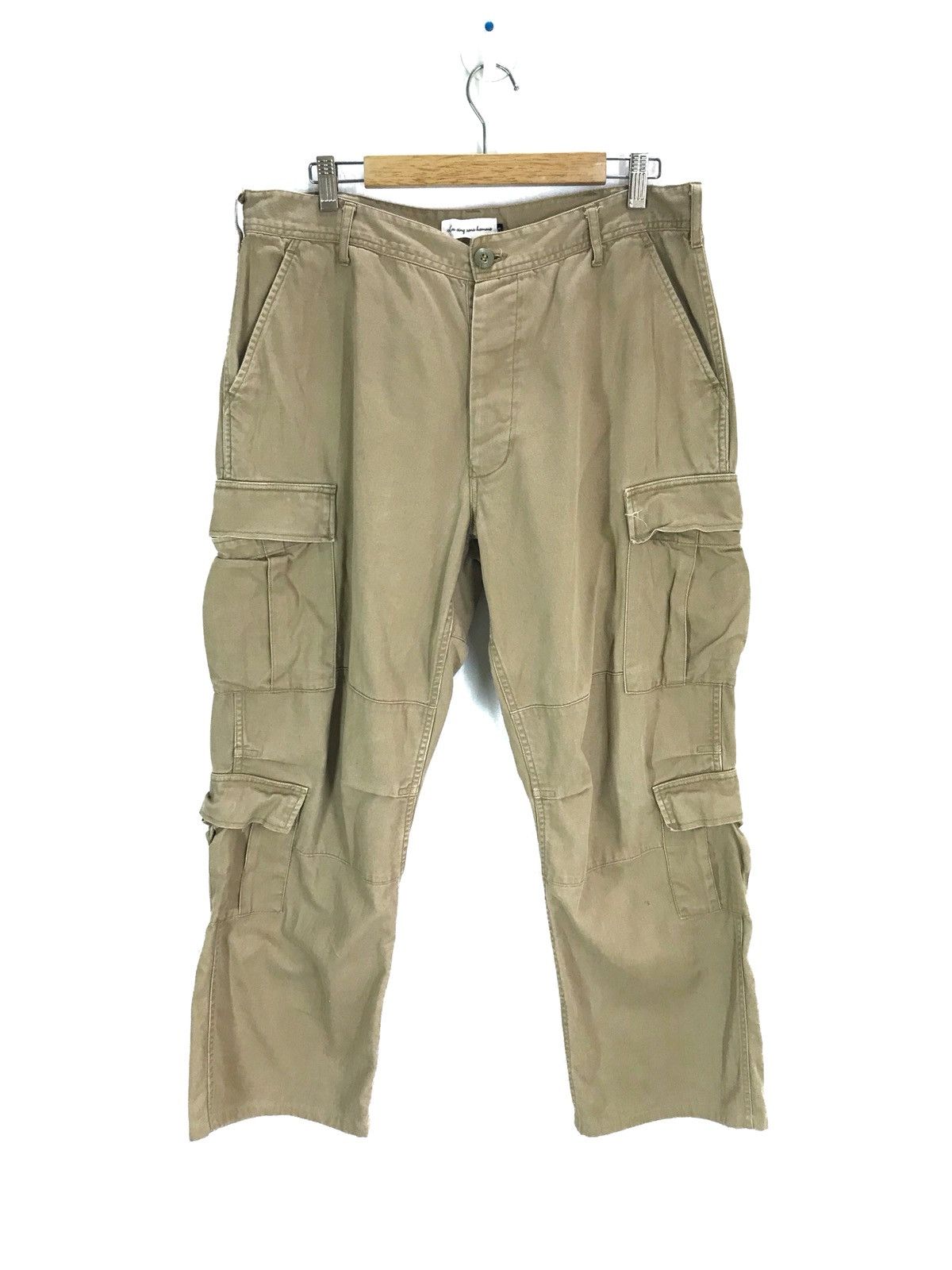 LES CING SENS HOMME Reconstruct hbt Army Military Pants