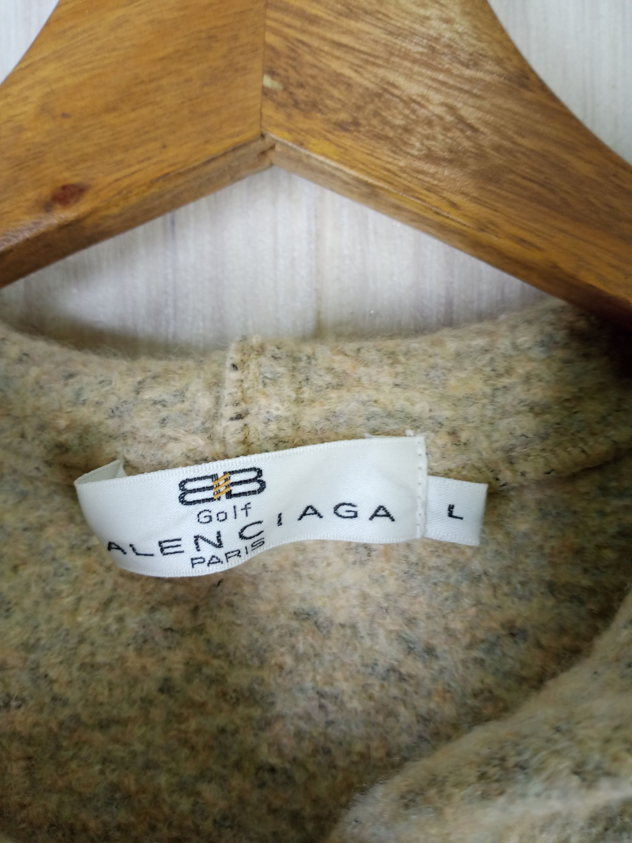 Balenciaga Vintage Balenciaga Golf Sleeveless Hoodie Wool Size US XS / EU 42 / 0 - 6 Thumbnail