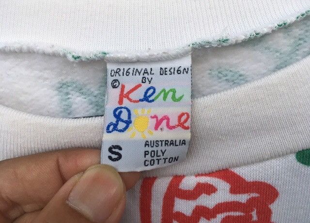 Man Made In Australia × Other × Vintage Vintage KEN DONE sweatshirt overprint Size US S / EU 44-46 / 1 - 4 Thumbnail