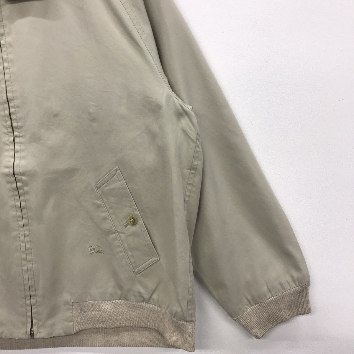 Burberry × Vintage Rare!! Vintage Burberrys Nova Chek Bomber Jacket Size US S / EU 44-46 / 1 - 4 Thumbnail