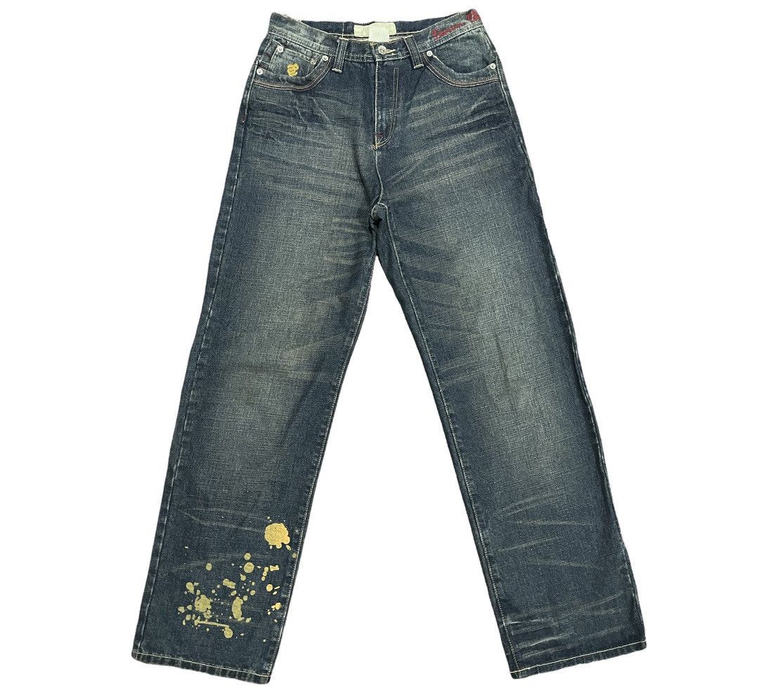 Rocawear Rocawear Stonewash Double Sided Painter Logo Jeans Size US 30 / EU 46 - 1 Thumbnail