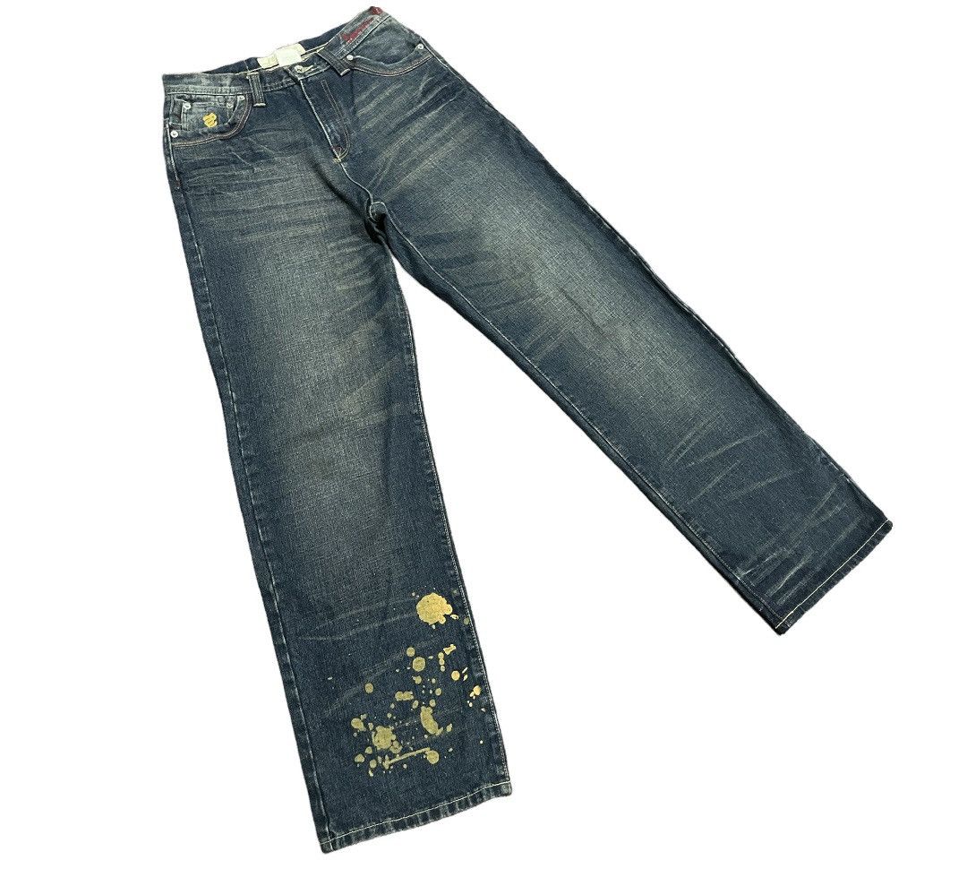 Rocawear Rocawear Stonewash Double Sided Painter Logo Jeans Size US 30 / EU 46 - 9 Thumbnail