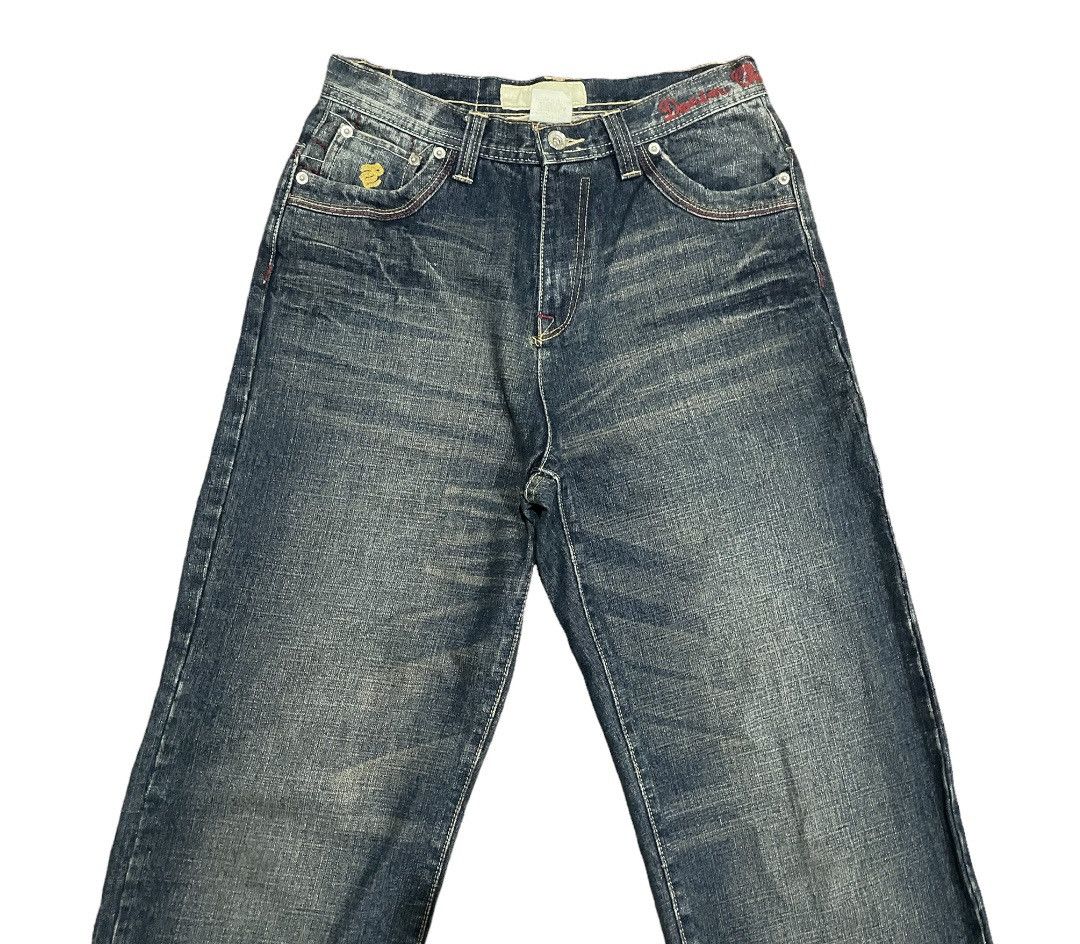 Rocawear Rocawear Stonewash Double Sided Painter Logo Jeans Size US 30 / EU 46 - 10 Thumbnail