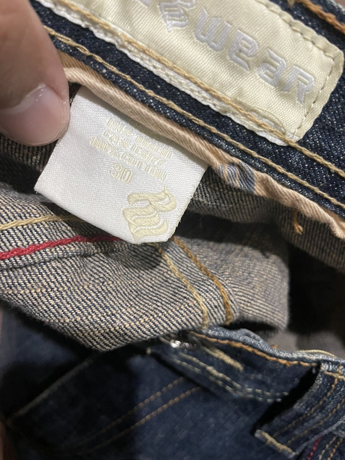 Rocawear Rocawear Stonewash Double Sided Painter Logo Jeans Size US 30 / EU 46 - 15 Thumbnail