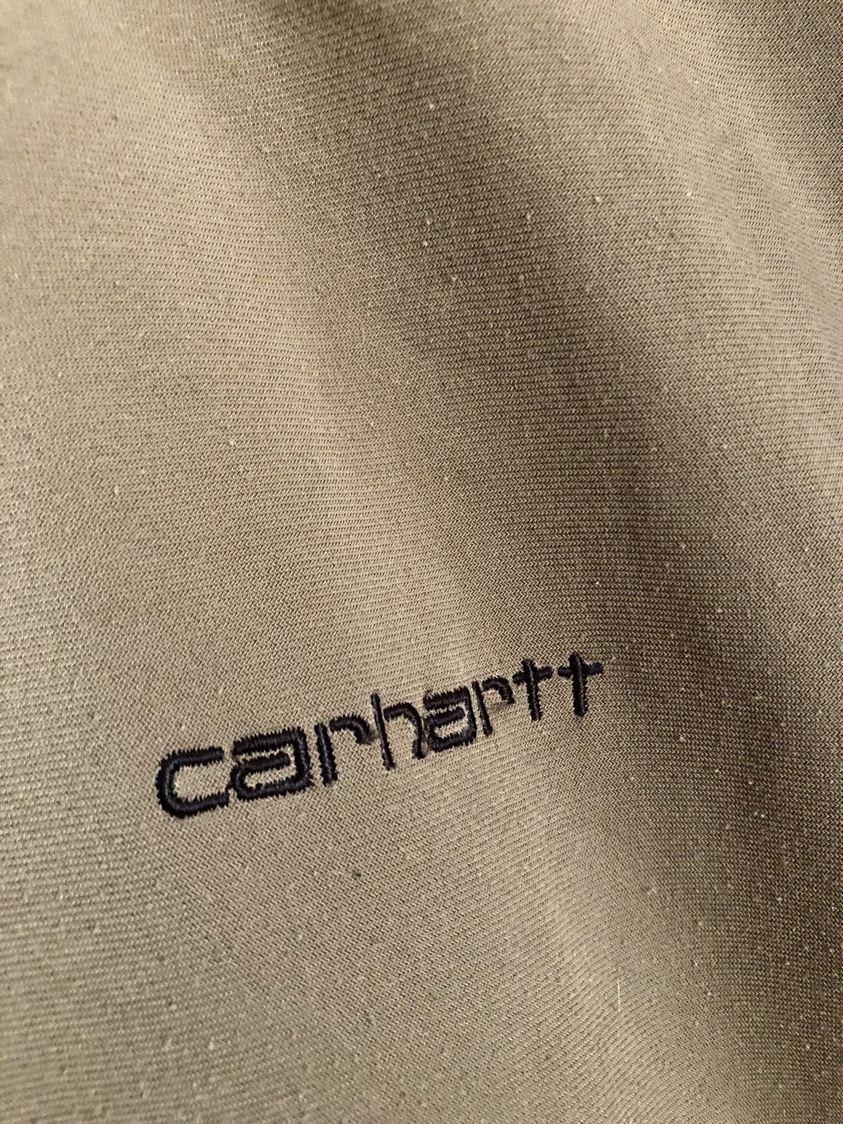 Carhartt Carhartt WIP military green nylon side band track jacket Size US L / EU 52-54 / 3 - 4 Thumbnail