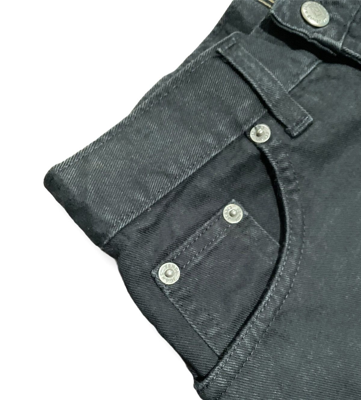 Fendi × Vintage Vintage Fendi Double FF Embroidery Back Pocket Jeans Size US 27 - 8 Thumbnail