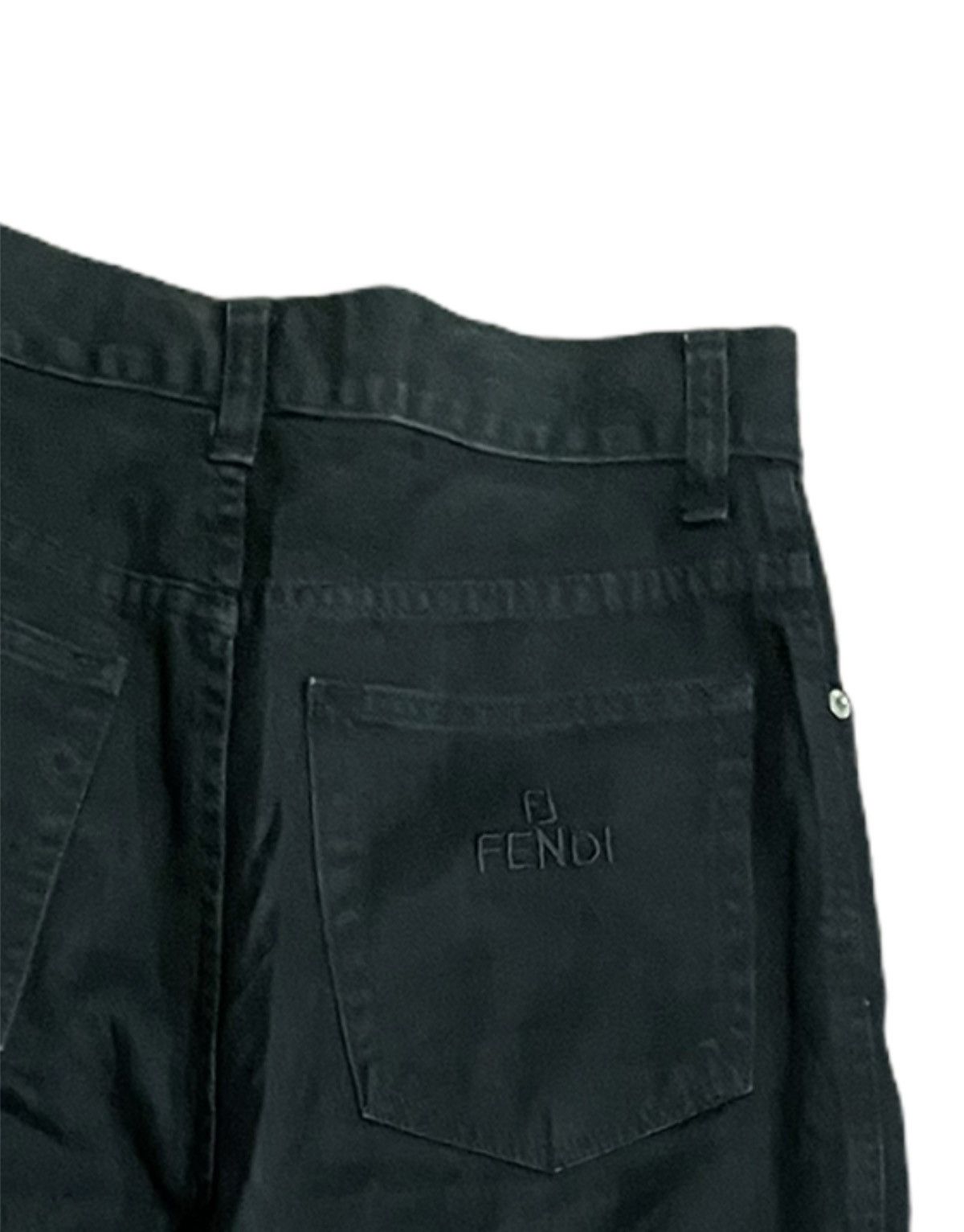 Fendi × Vintage Vintage Fendi Double FF Embroidery Back Pocket Jeans Size US 27 - 11 Thumbnail