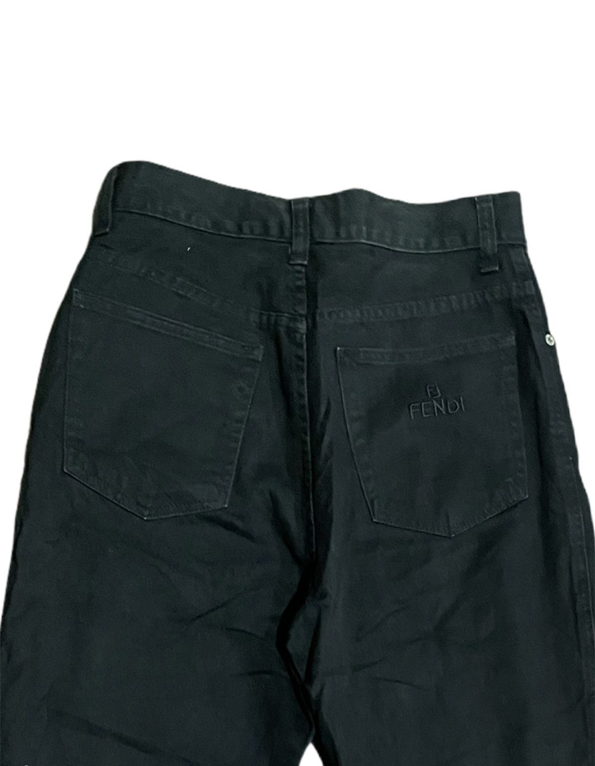Fendi × Vintage Vintage Fendi Double FF Embroidery Back Pocket Jeans Size US 27 - 10 Thumbnail