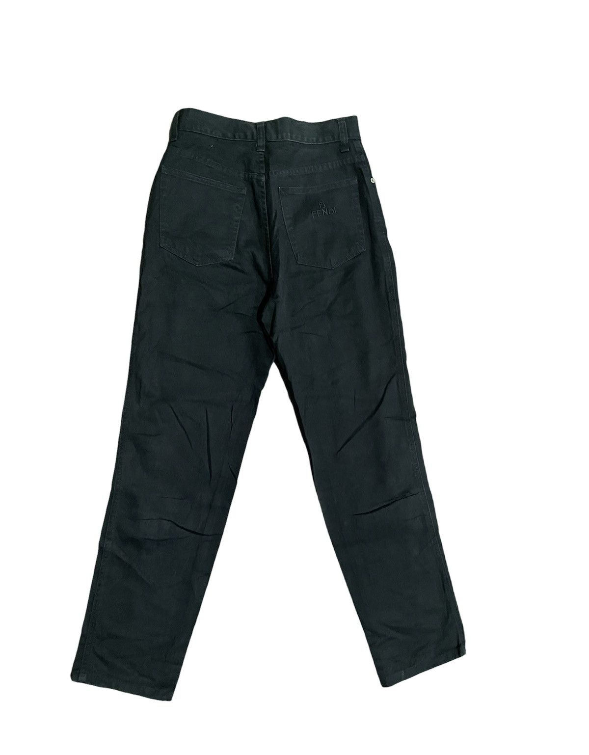 Fendi × Vintage Vintage Fendi Double FF Embroidery Back Pocket Jeans Size US 27 - 9 Thumbnail