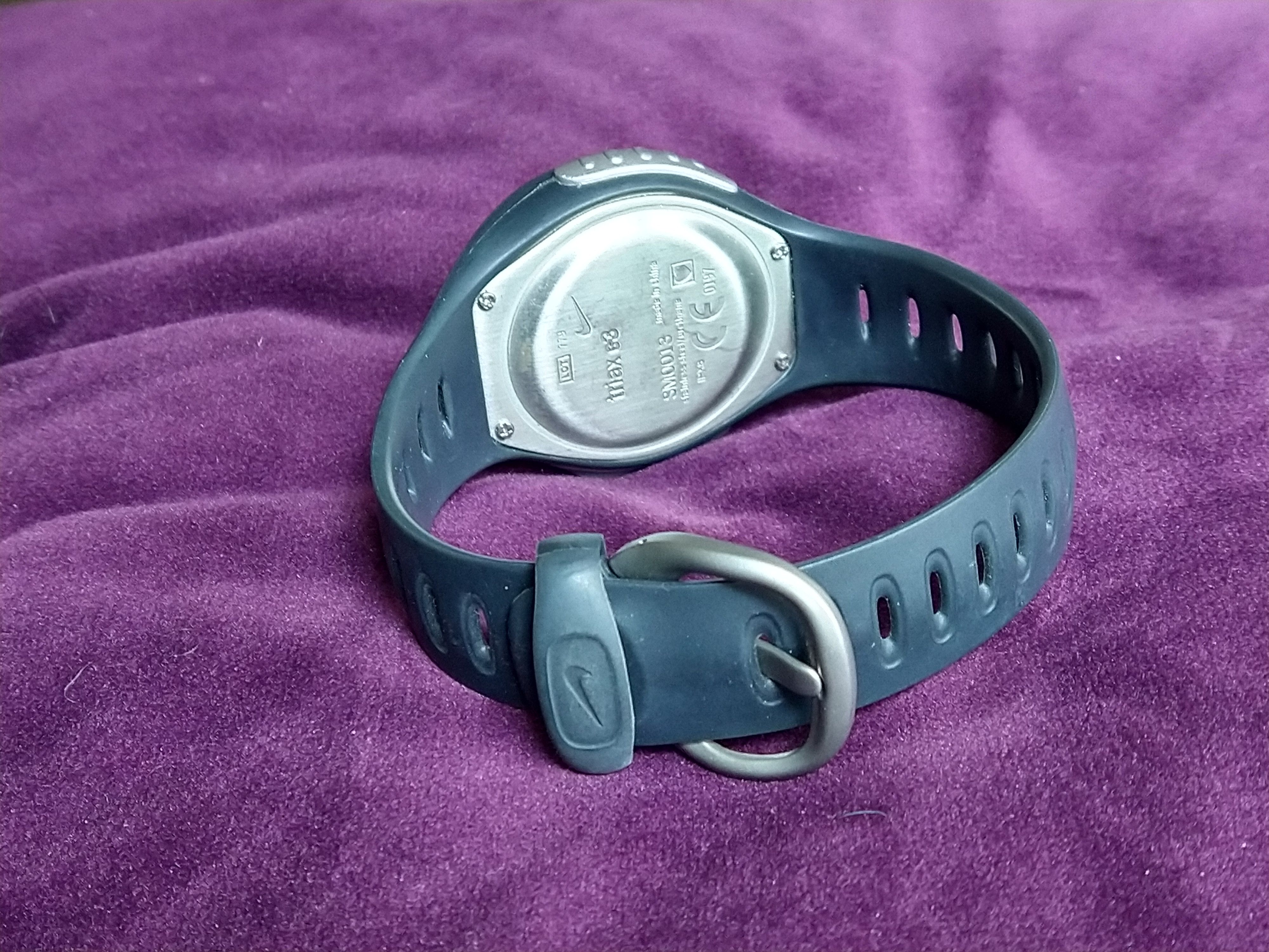 Nike Nike Triax C3 Watch Gray Silver Digital Rubber Sports Y2K Size ONE SIZE - 7 Thumbnail