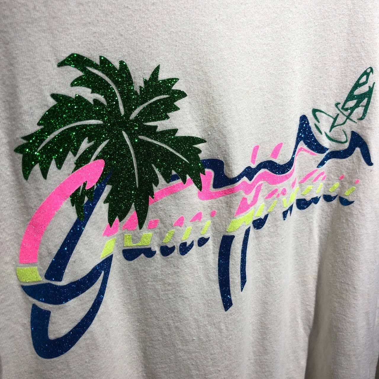 Gucci Gucci Hawaii logo Tee Size US S / EU 44-46 / 1 - 4 Thumbnail