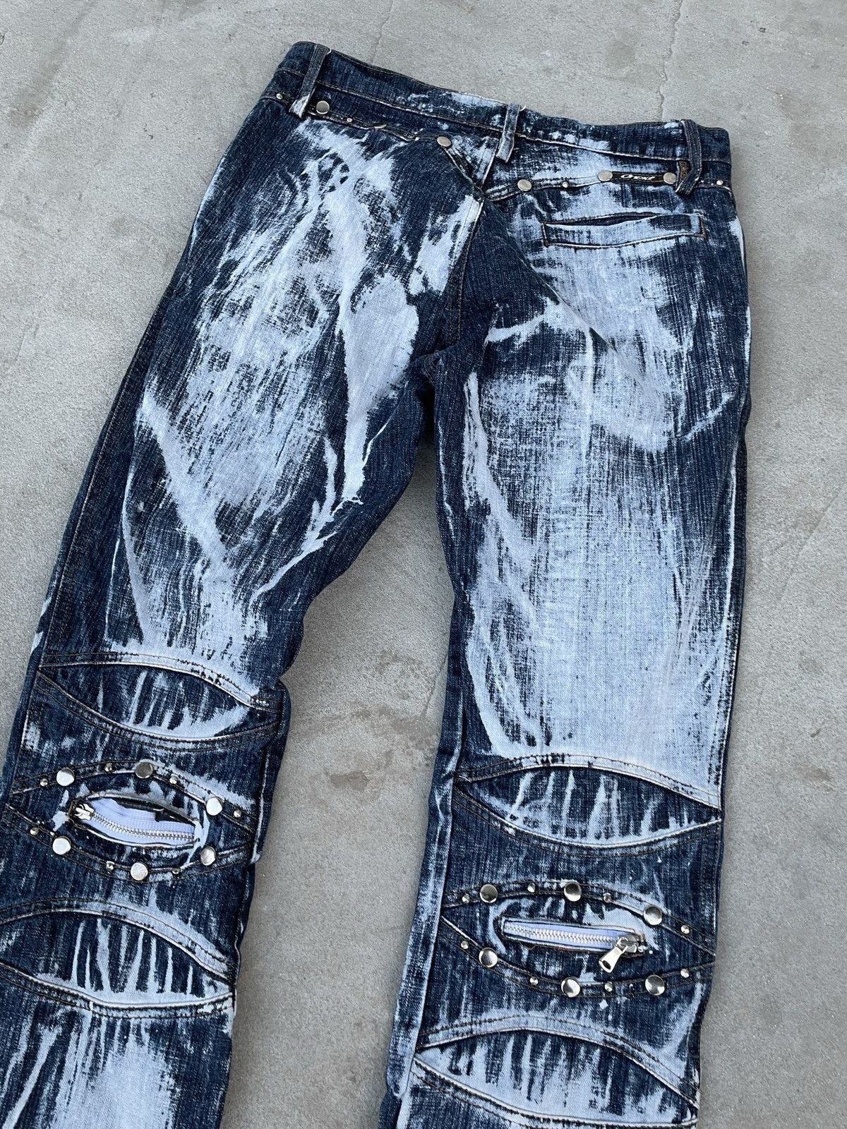 Designer × Vintage Vintage Japanese brand jeans bleached designer Size US 30 / EU 46 - 4 Thumbnail