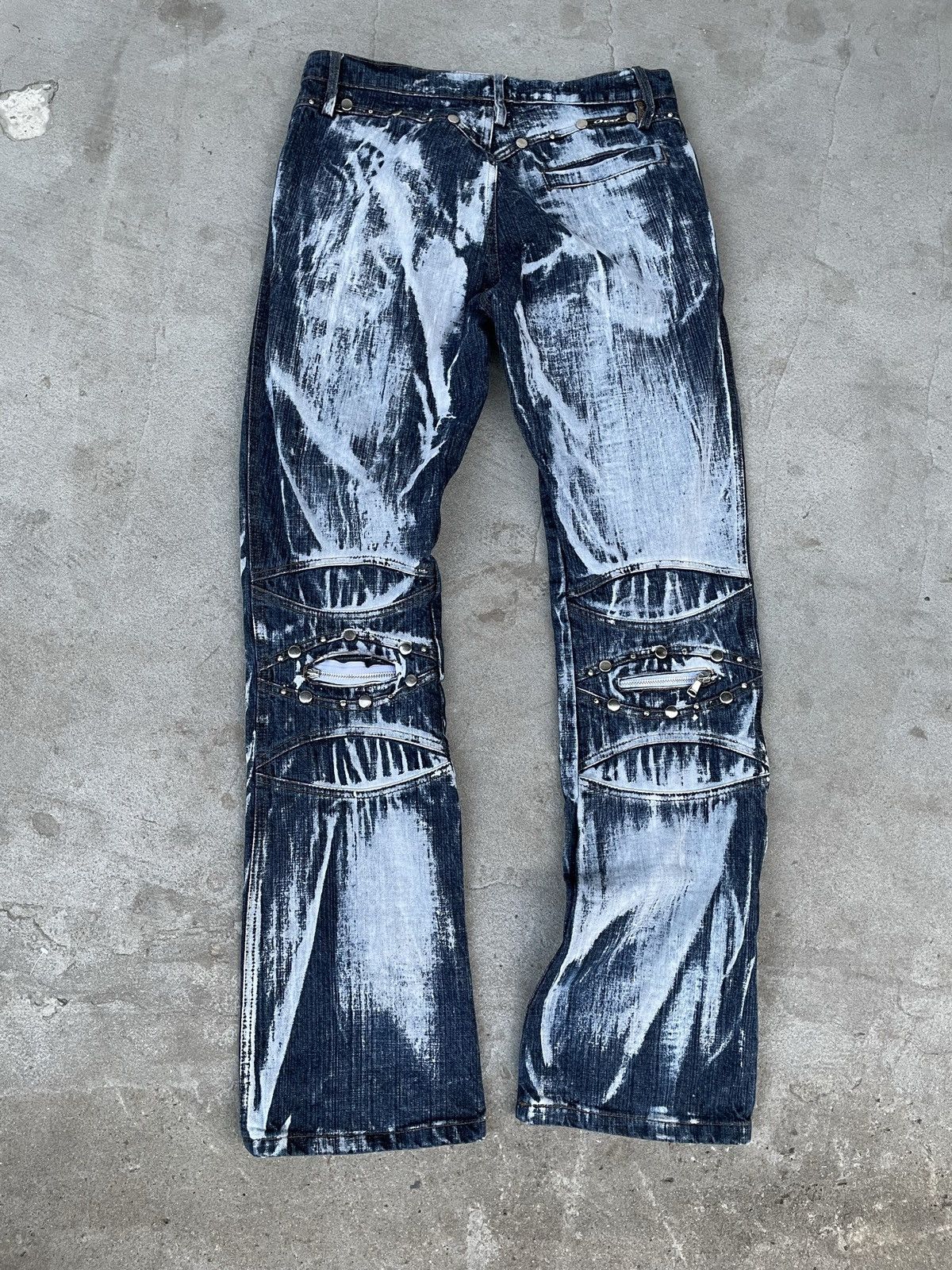 Designer × Vintage Vintage Japanese brand jeans bleached designer Size US 30 / EU 46 - 3 Thumbnail