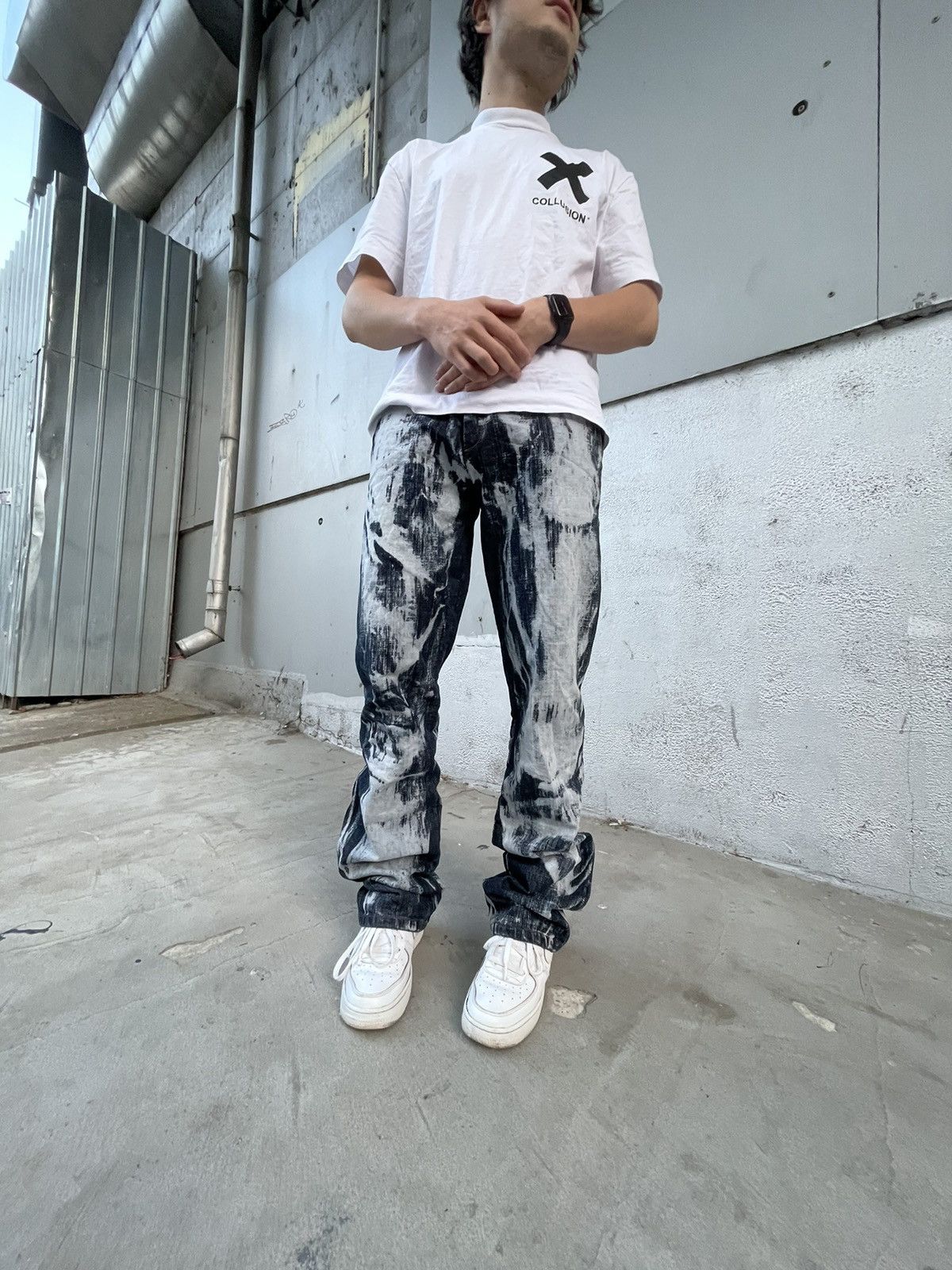 Designer × Vintage Vintage Japanese brand jeans bleached designer Size US 30 / EU 46 - 2 Thumbnail