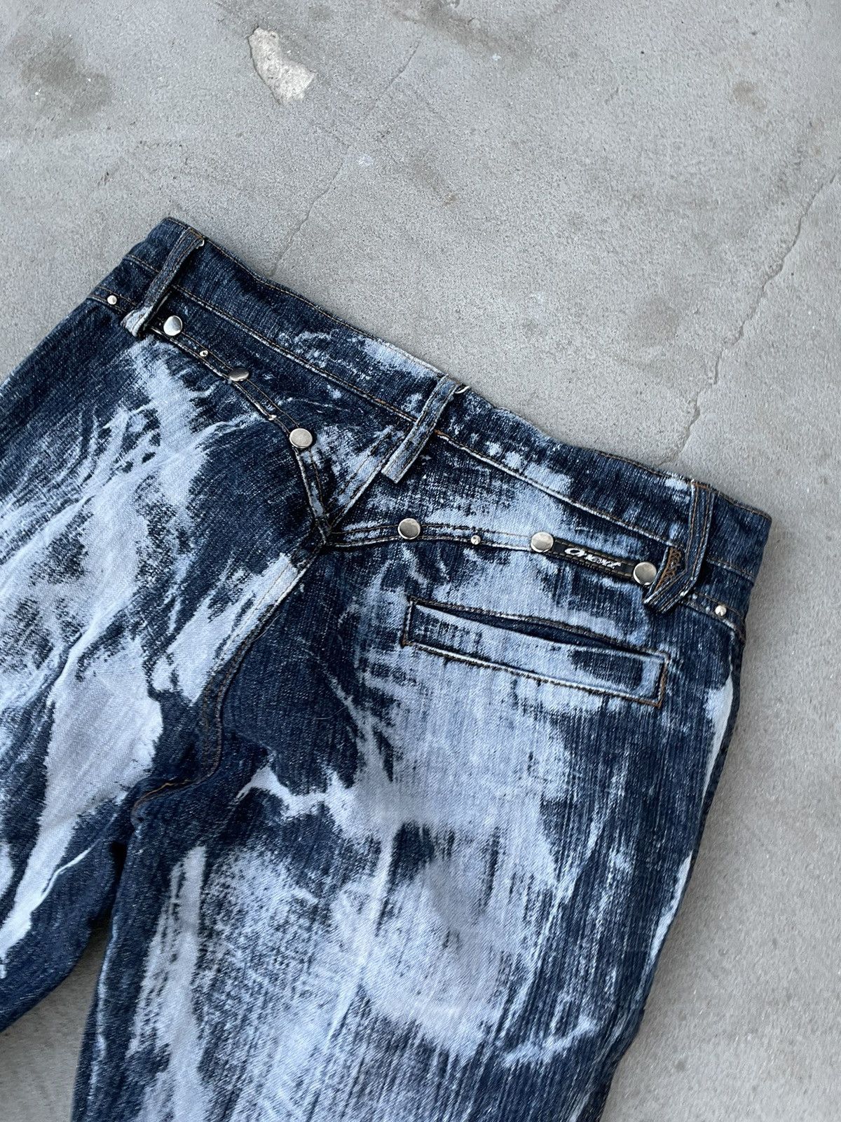Designer × Vintage Vintage Japanese brand jeans bleached designer Size US 30 / EU 46 - 5 Thumbnail