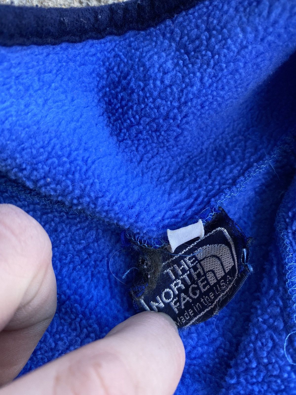 The North Face × Vintage Vintage 90’s The North Face Fleece Pullover Distressed Size US M / EU 48-50 / 2 - 5 Thumbnail