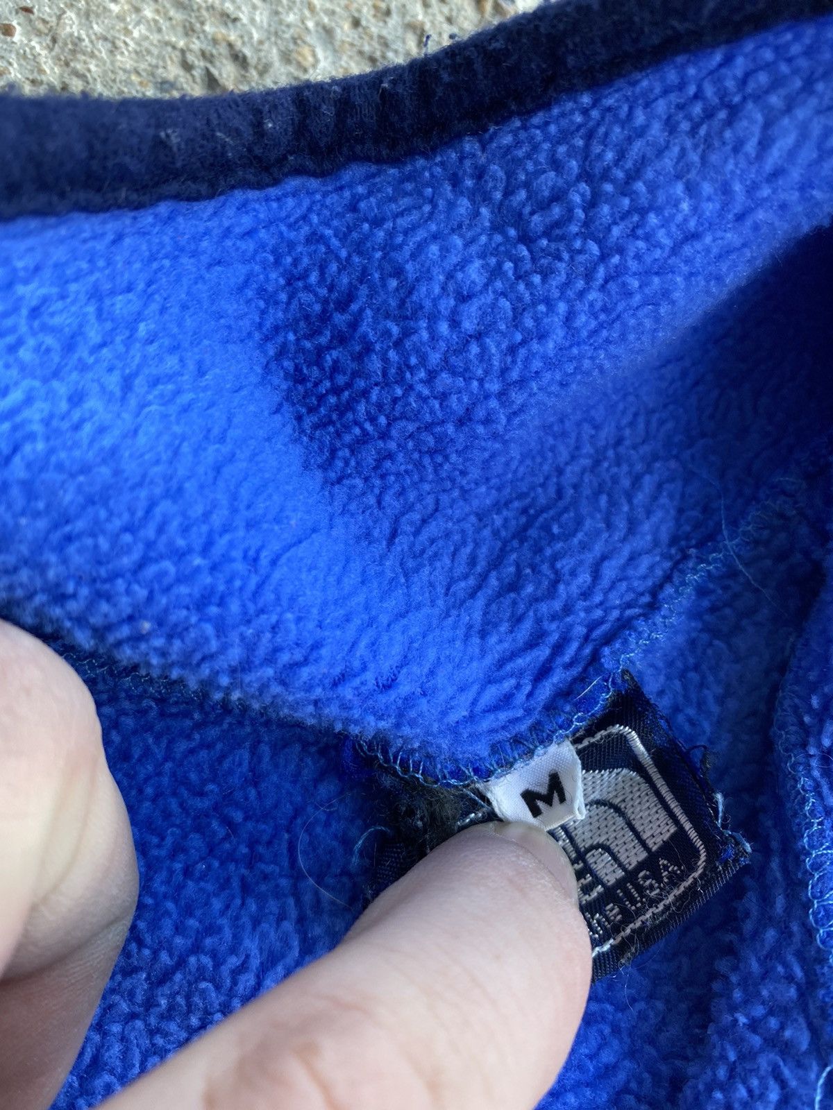The North Face × Vintage Vintage 90’s The North Face Fleece Pullover Distressed Size US M / EU 48-50 / 2 - 6 Thumbnail